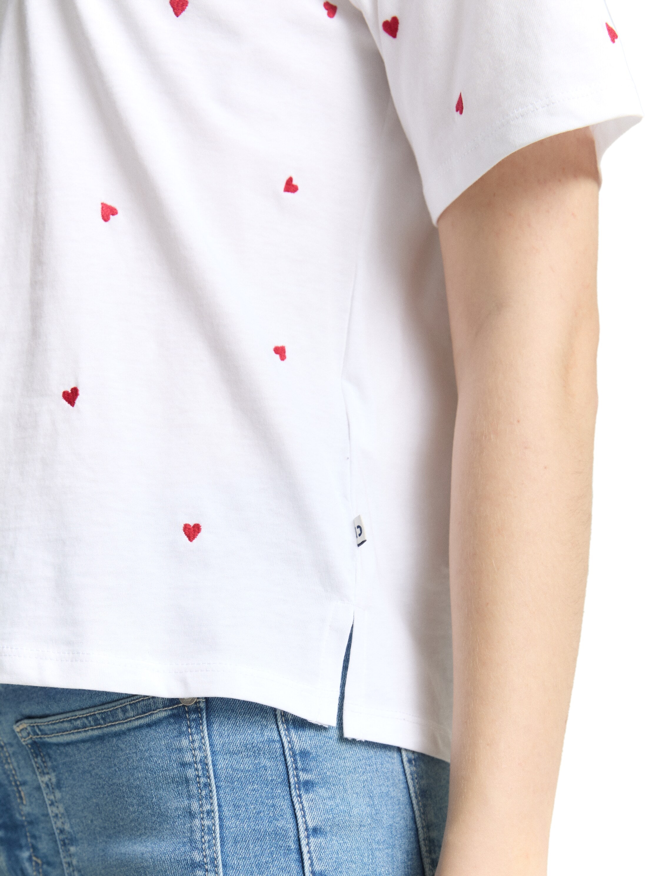 TOM TAILOR Denim T-Shirt mit All-Over Print