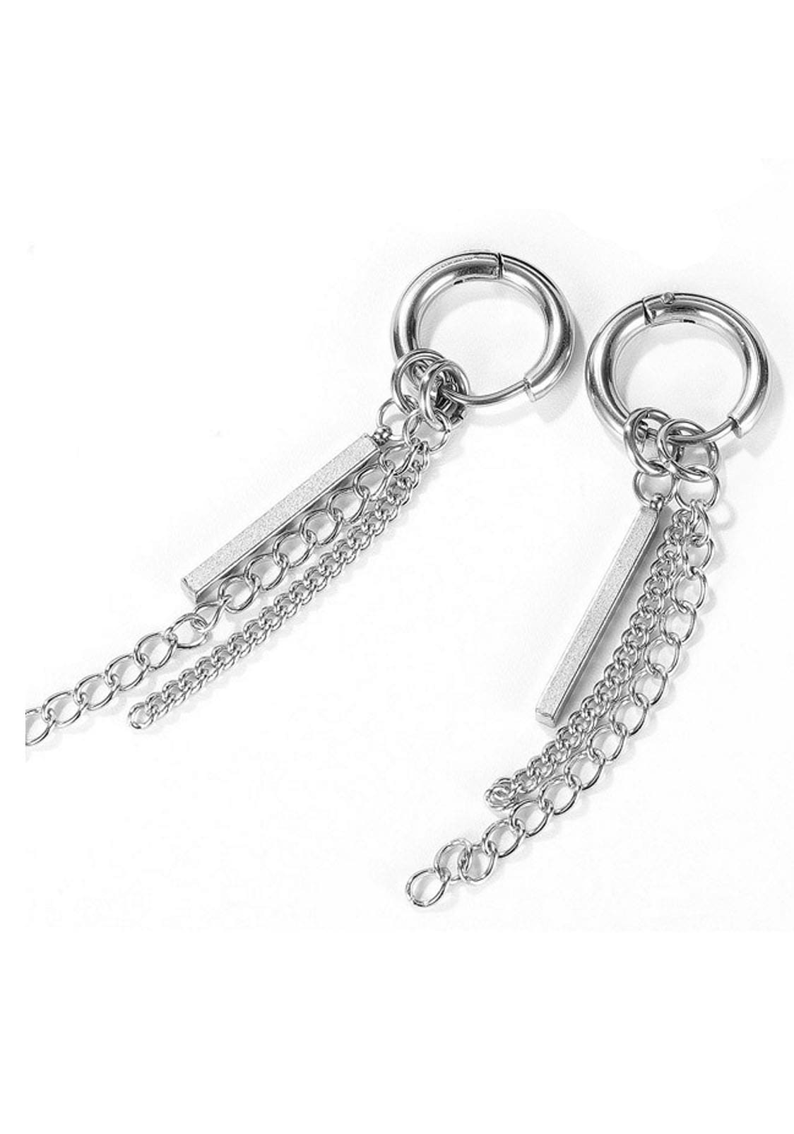 Firetti Paar Creolen »Schmuck Geschenk Chain« Einhänger abnehmbar
