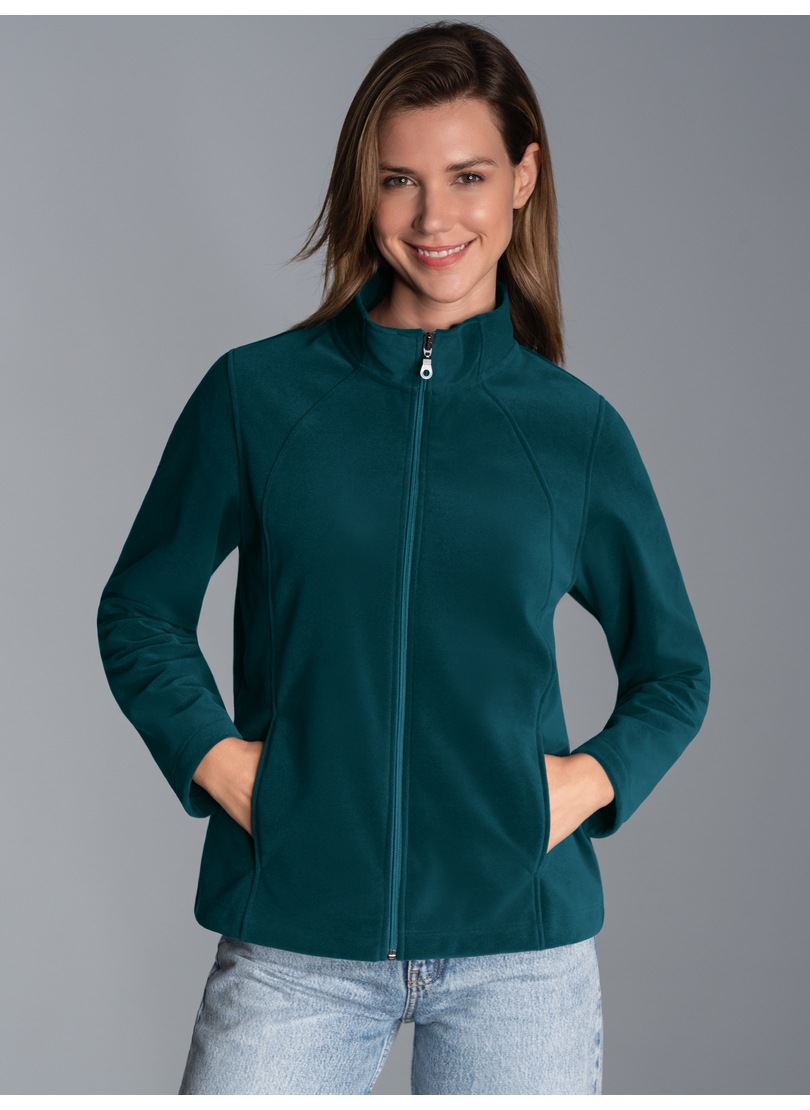 Trigema Fleecejacke »TRIGEMA Taillierte Fleecejacke«, (1 St.)