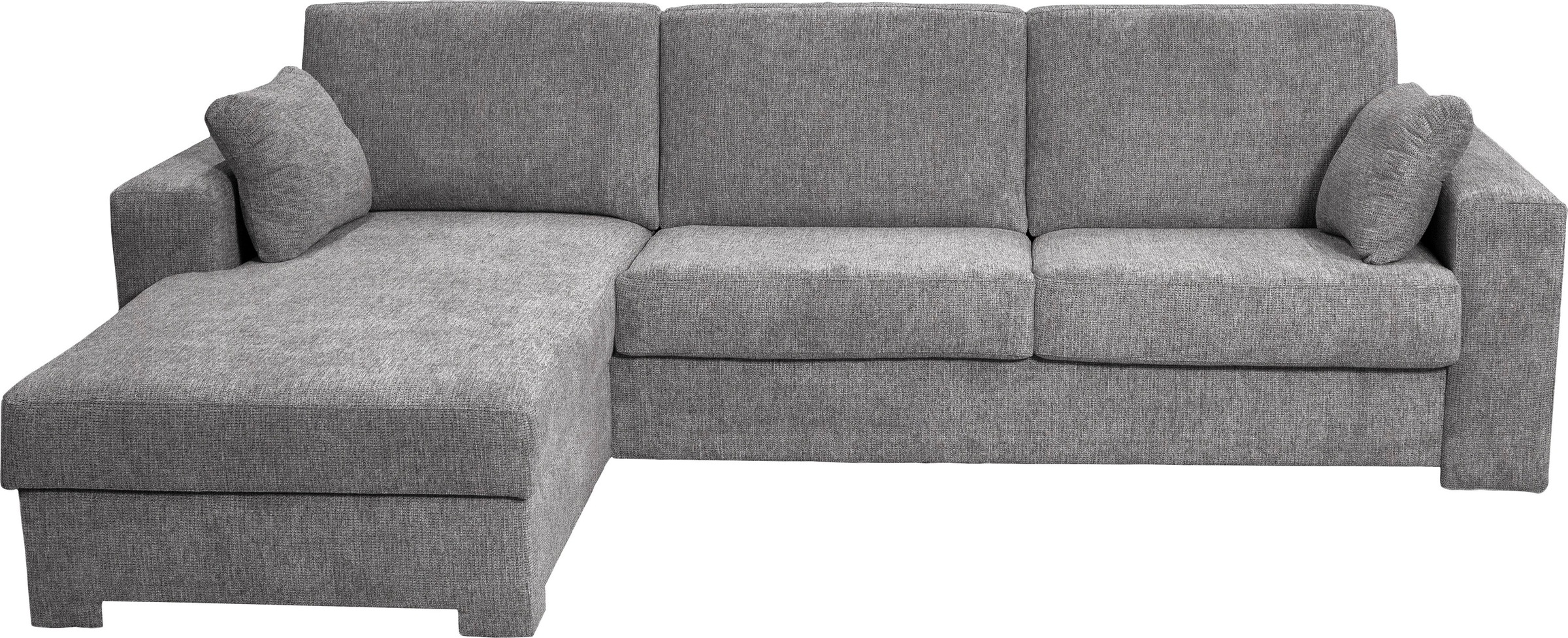 Home affaire Ecksofa »Roma "M" Matratzenhöhe 14 cm, Dauerschlaffunktion, mit Unterfederung,«, Liegemaße ca 143x198 cm, L-Form