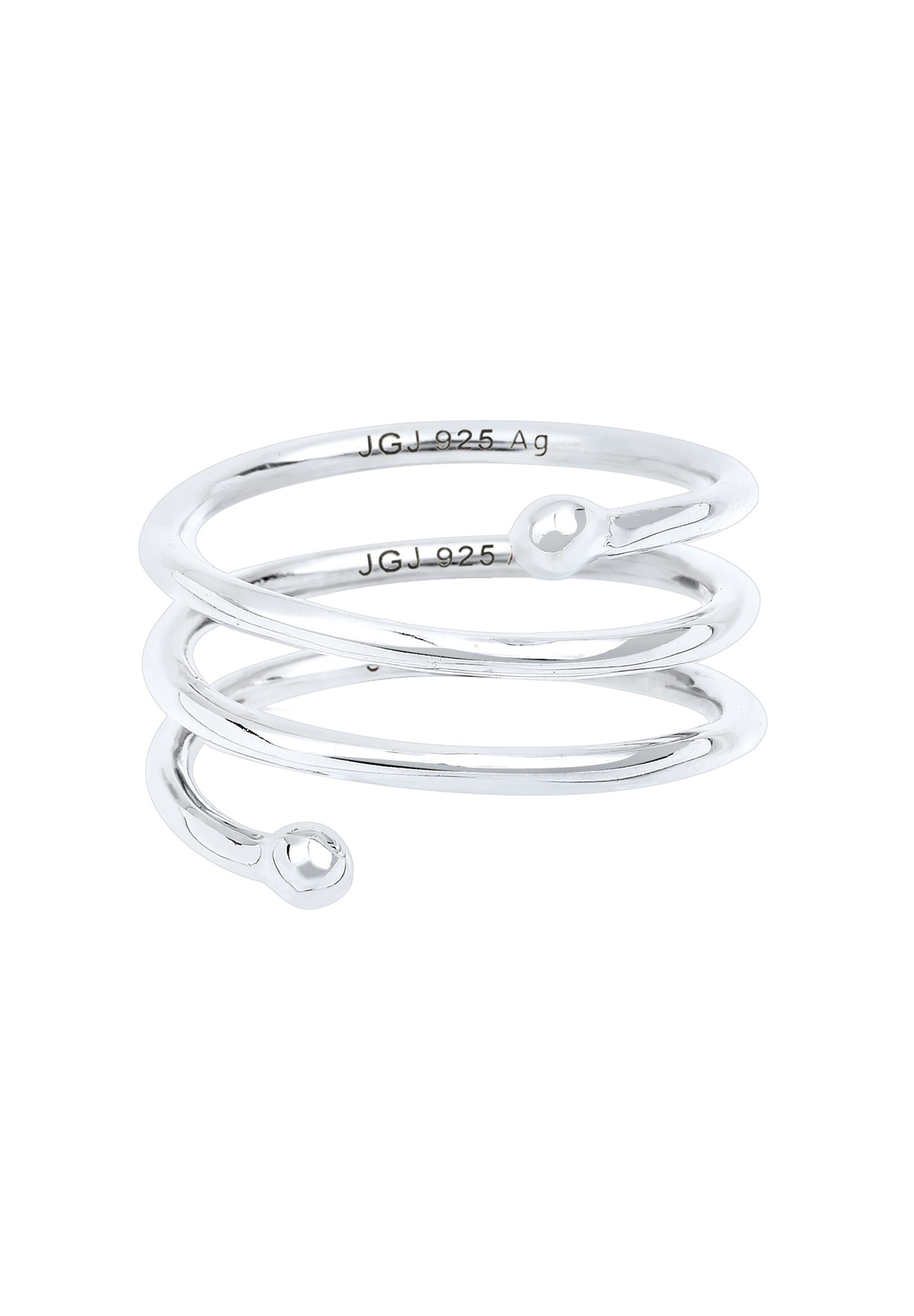 Elli Silberring »Ring Spirale Wickelring 925 Silber«