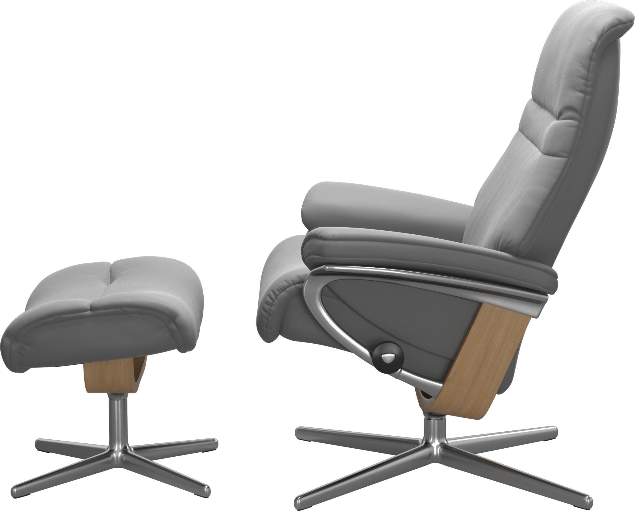 Stressless® Relaxsessel »Sunrise«, mit Cross Base, Größe S, M & L, Holzakzent Eiche
