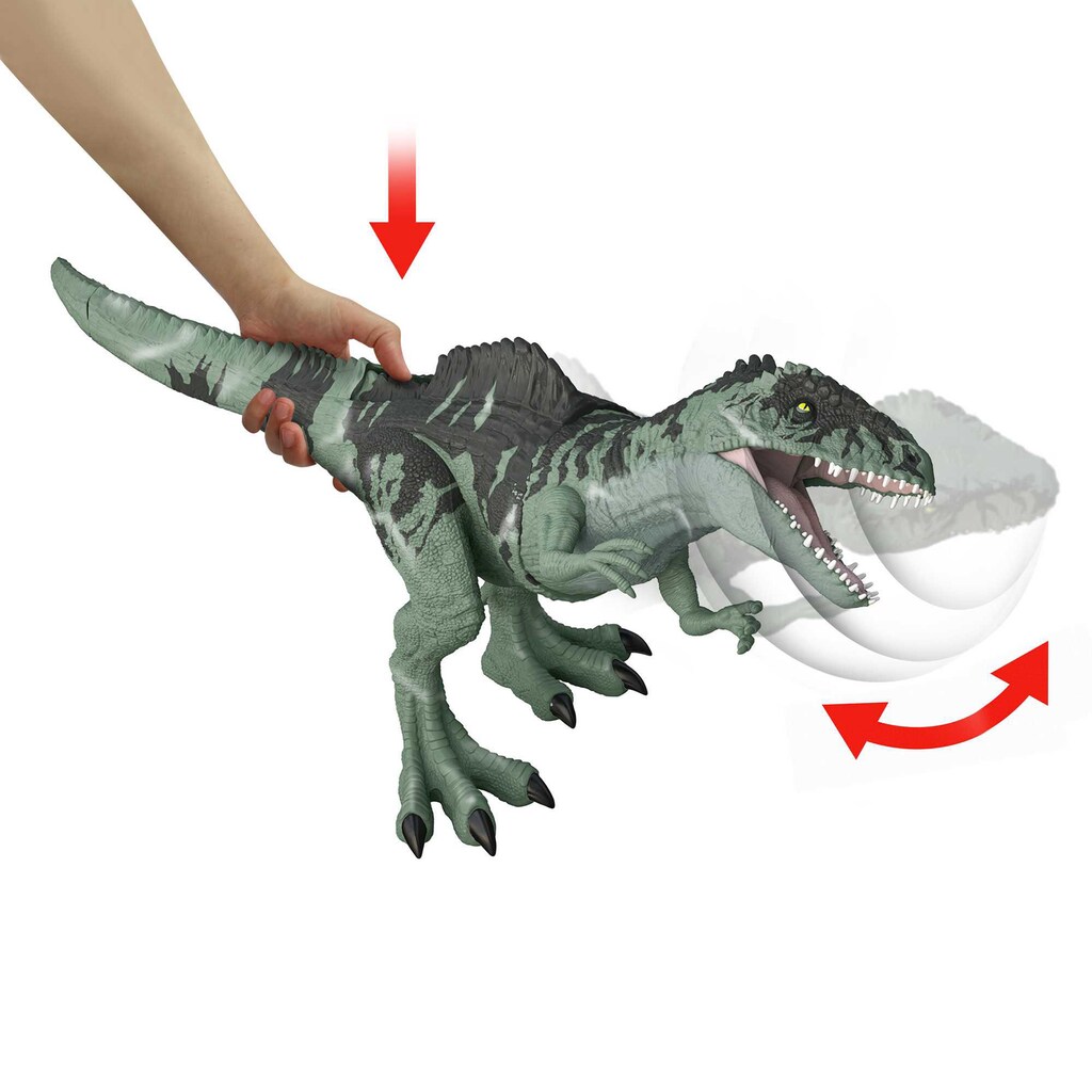 Mattel® Actionfigur »Jurassic World, Strike N' Roar Giganotosaurus«, mit Soundeffekten