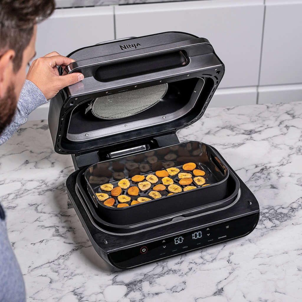 NINJA Heißluftfritteuse »und Grill Foodi MAX AG551EU«, 2460 W