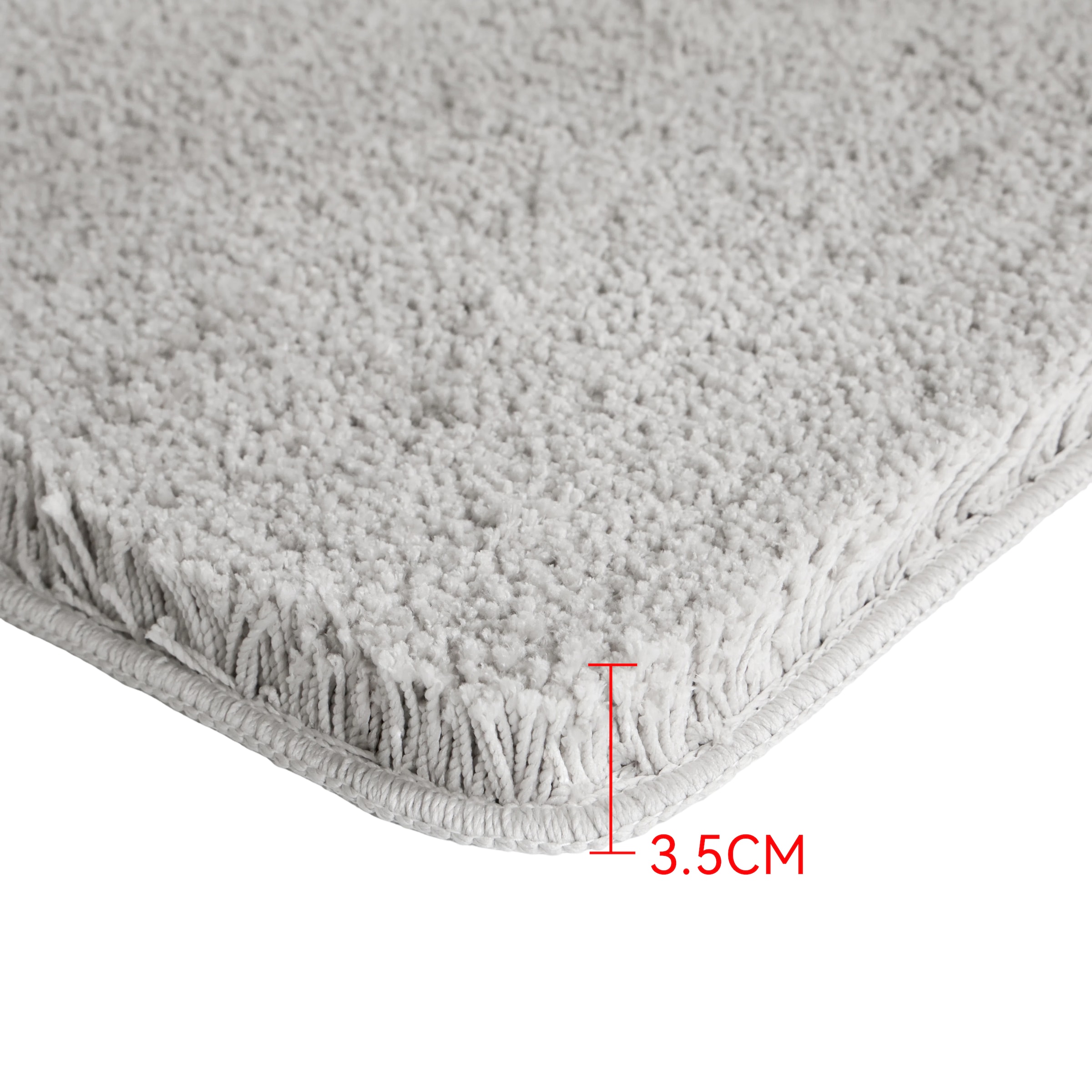 OTTO home Badematte »Sanremo Premium, Badvorleger, Badezimmer Teppich, sehr weich« Höhe 35 mm rutschhemmend beschichtet fußbodenheizungsgeeignet | schnell trocknend Badteppich, unifarben, rechteckig & als 3-tlg. Set erhältlich