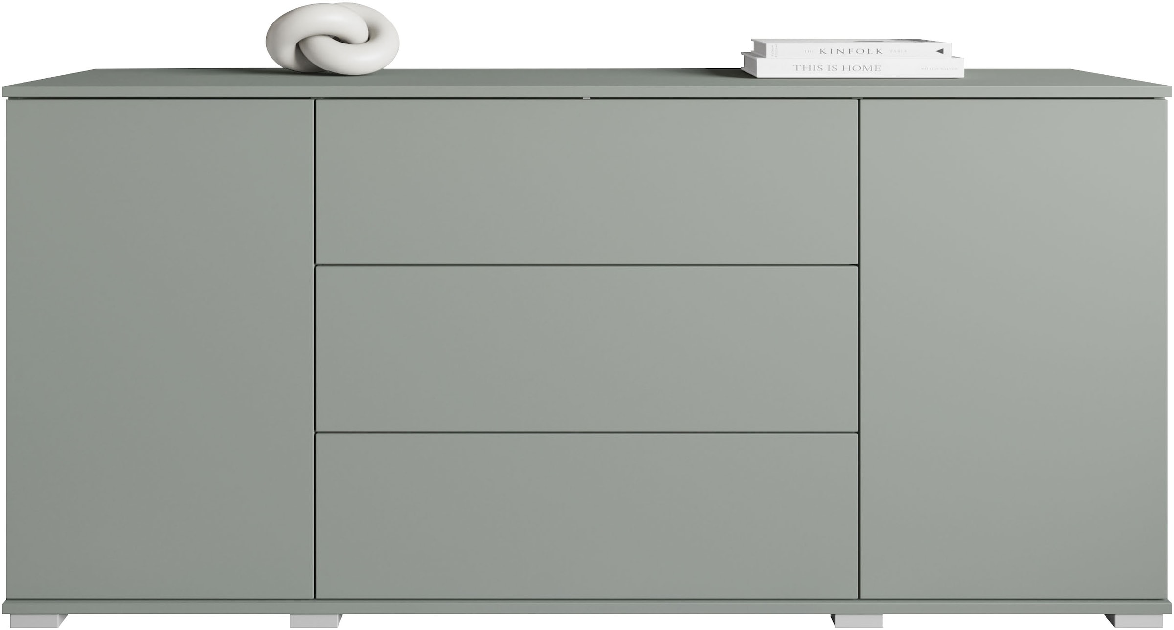 INOSIGN Sideboard »Kenia, Kommode für das Schlafzimmer/Wohnzimmer«, (1 St.), Modernes Sideboard mit 3 Schubladen und 4 Fächern, Breite 150 cm