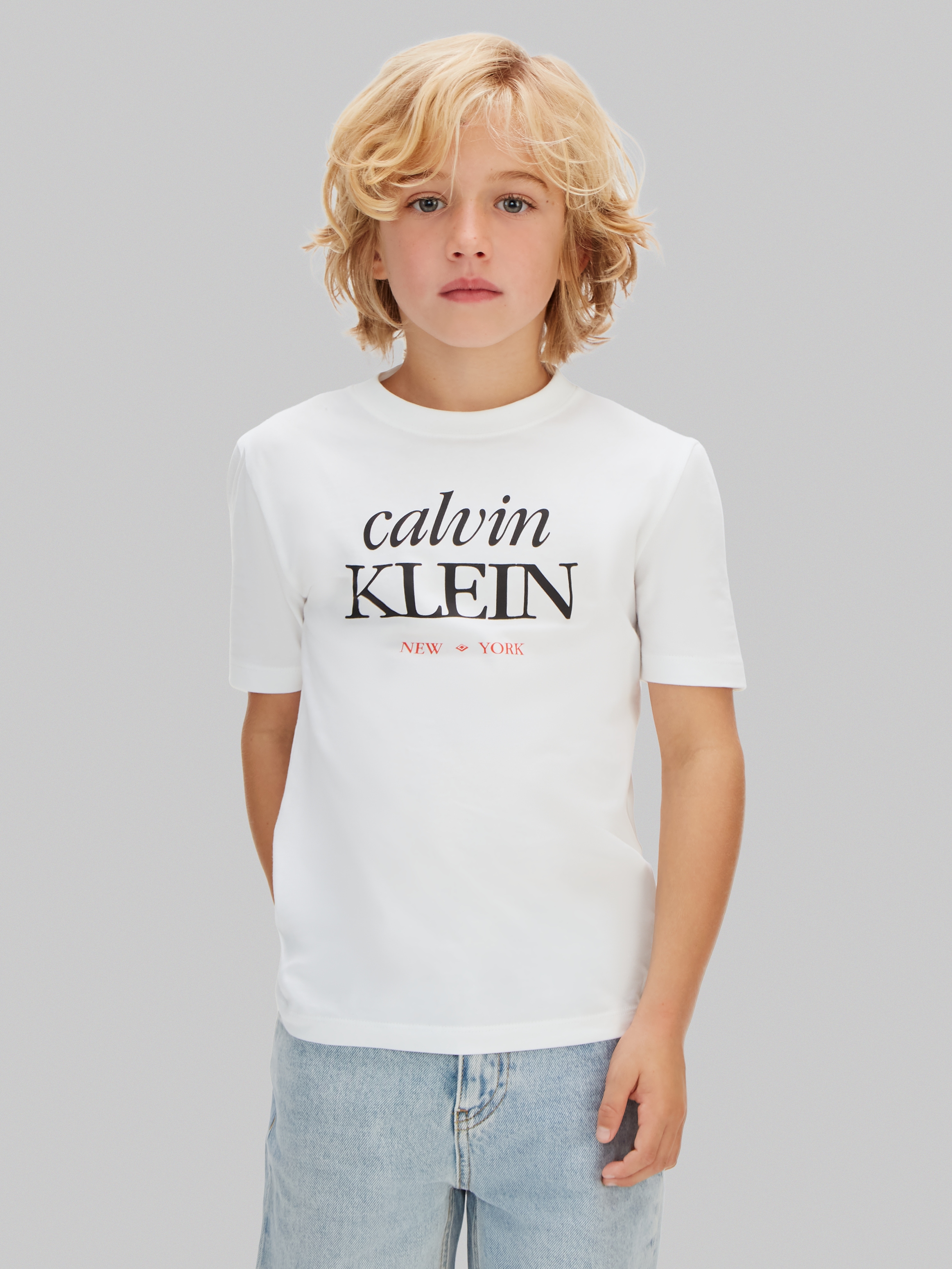 Calvin Klein Jeans T-Shirt »LOGO T-SHIRT« Regular fit für Kinder, mit Logoschriftzug