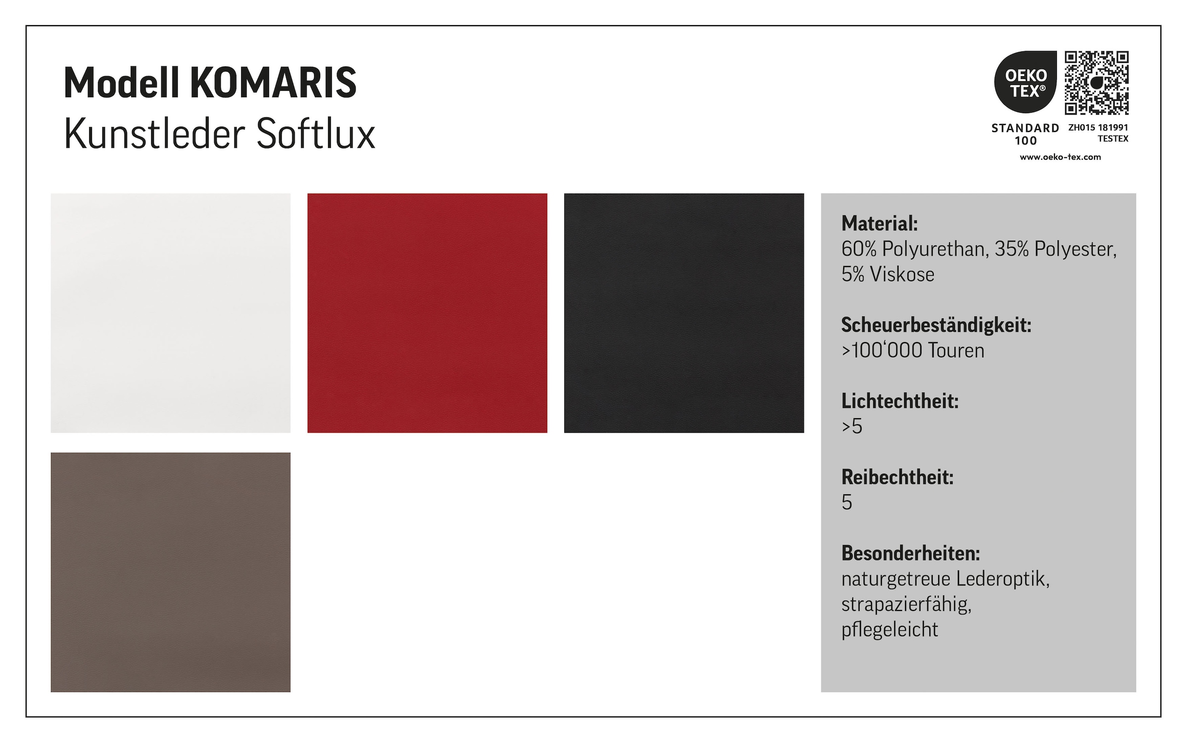 COTTA Ecksofa »Komaris L-Form«, mit Kopfteilverstellung, wahlweise mit Bettfunktion & Bettkasten