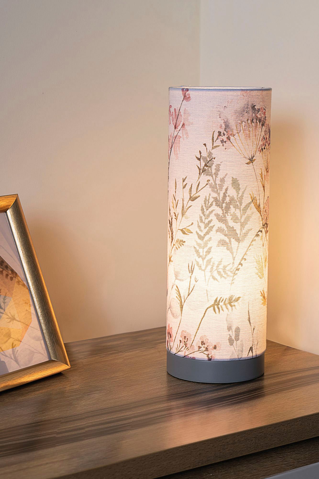 Pauleen Tischleuchte »Flowery Romance«, 1 flammig, Leuchtmittel E14 | ohne Leuchtmittel, E14, Stoffschirm Blumenmuster