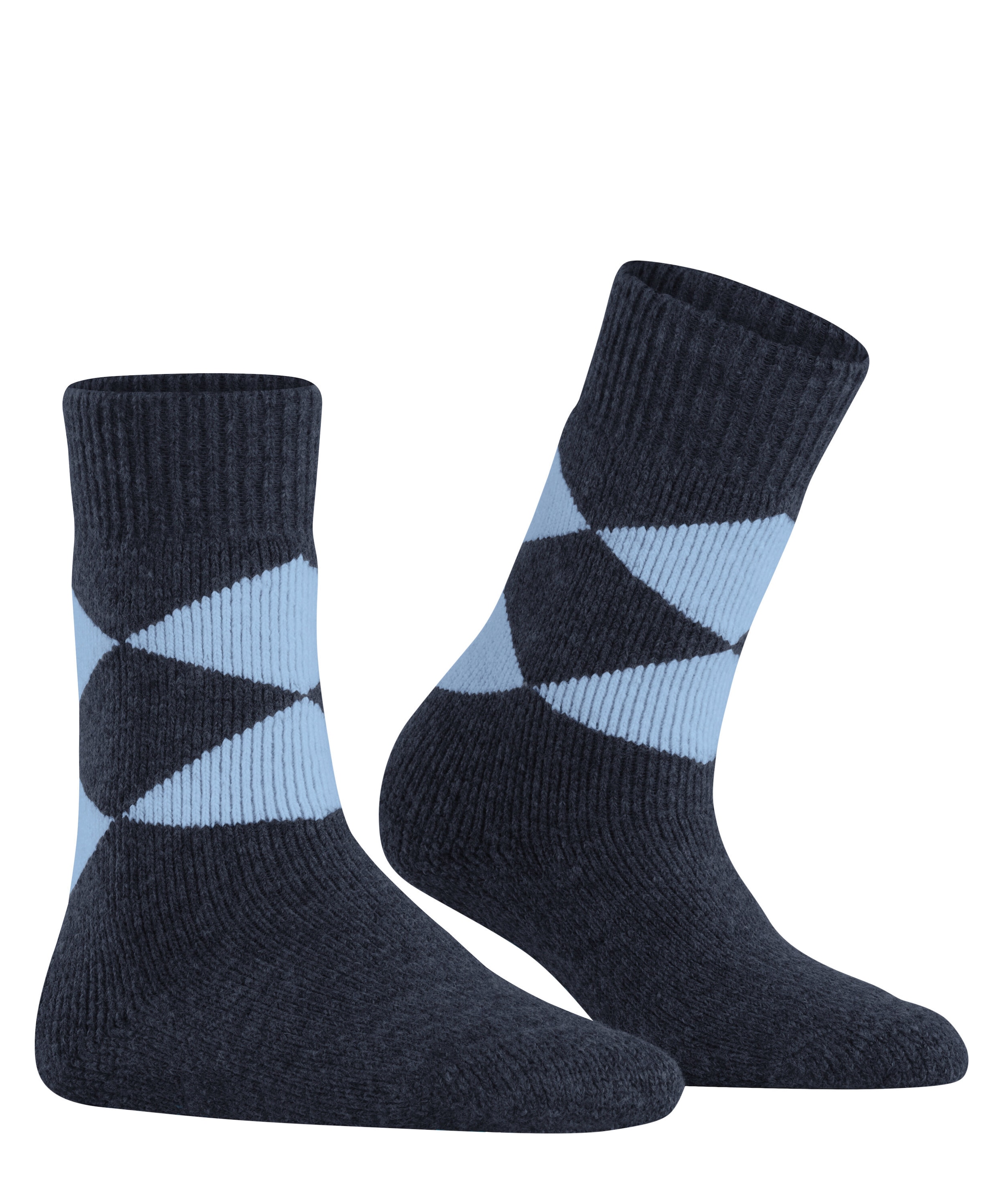 Burlington Haussocken »Cosy Argyle« Einheitsgröße 36-41, Argyle-Muster, wärmend, Vollplüsch innen