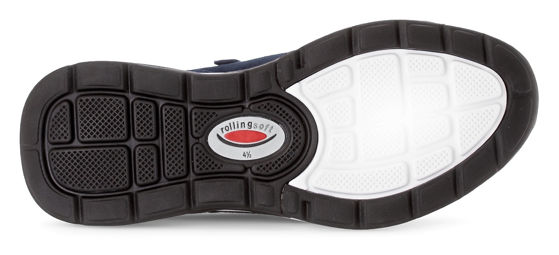 Gabor Rollingsoft Keilsneaker, Freizeitschuh, Halbschuh, Schnürer mit gepolstertem Schaftrand