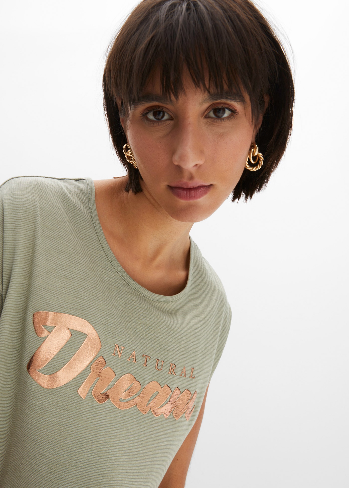 bonprix Longshirt »Longshirt aus Viskose-Mix« Longshirt aus Viskose-Mix