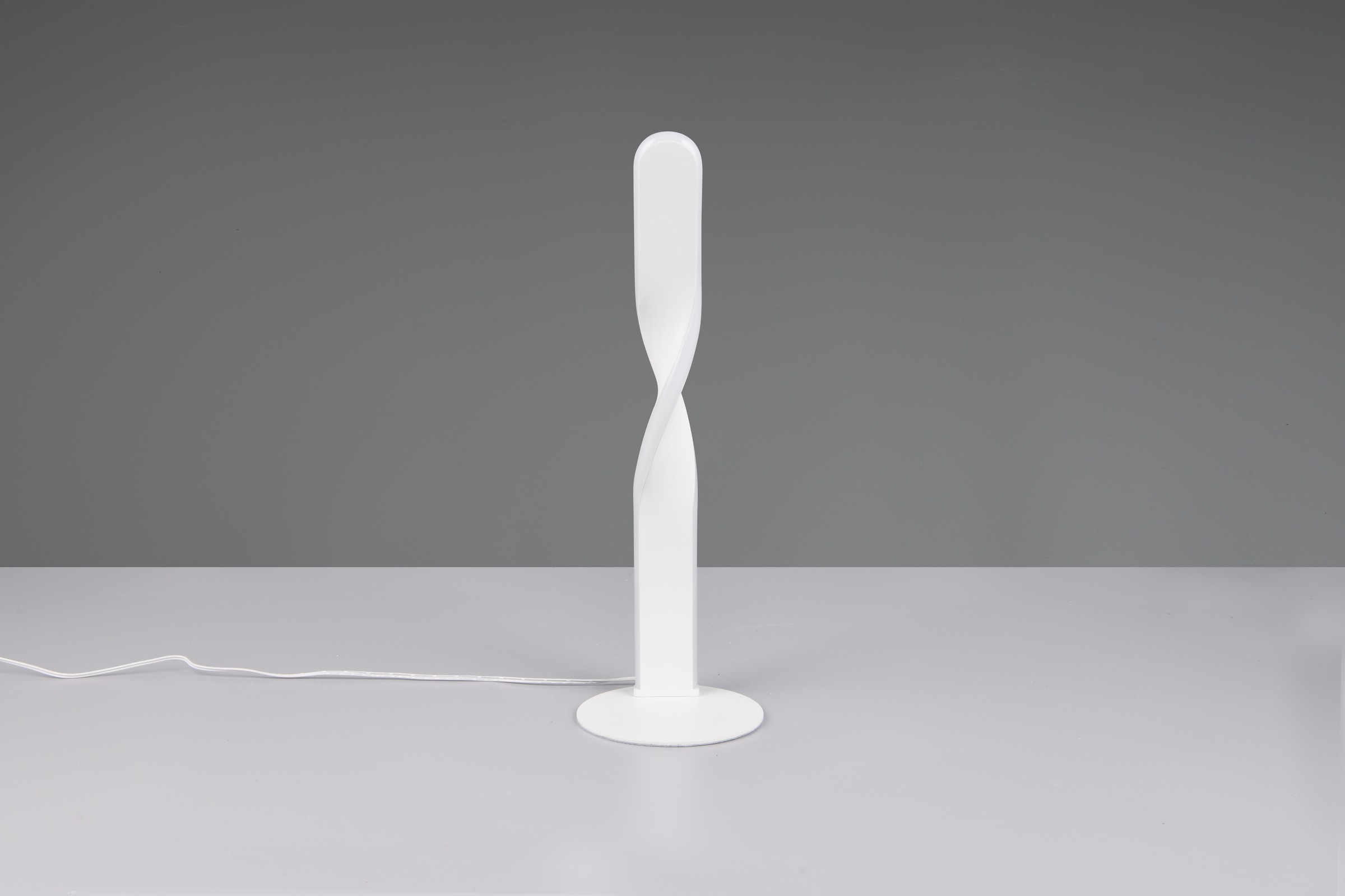 REALITY Leuchten LED Tischleuchte »GINKO, LED Tischlampe 10W 1070 Lumen 4000K kaltweiß, Schreibtischlampe« LED-Board 1 Stk. Kaltweiß Tischleuchte mit Schnurschalter ON/OFF, Höhe 40,5 cm Ø 13 cm