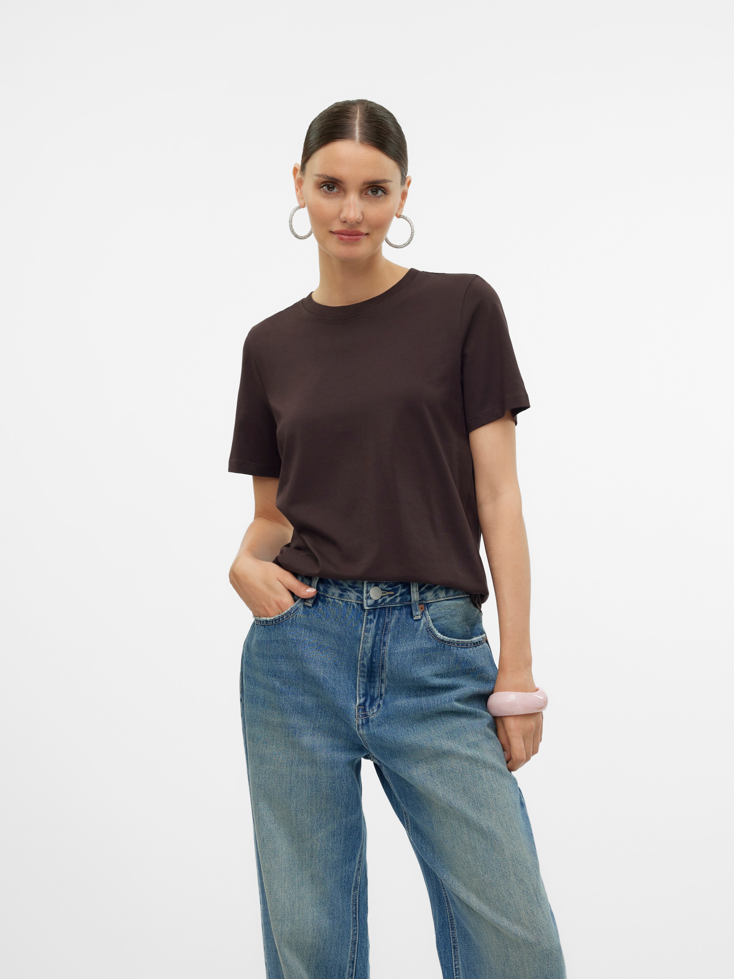 Vero Moda Kurzarmshirt »VMPAULINA SS T-SHIRT GA JRS NOOS«