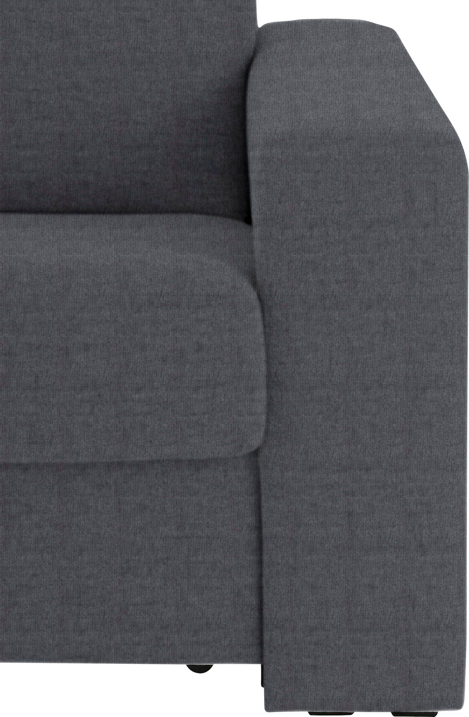 Home affaire Ecksofa Roma "L" Dauerschlaffunktion, mit Unterfederung, Matratzenhöhe 14cm, Liegemaße ca 163x198 cm, L-Form