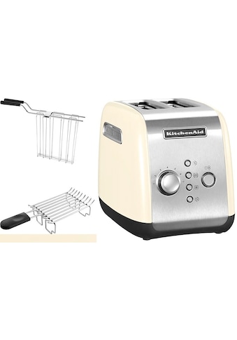 KitchenAid Toaster »5KMT221EAC«, 2 kurze Schlitze, für 2 Scheiben, 1100 W, mit... kaufen