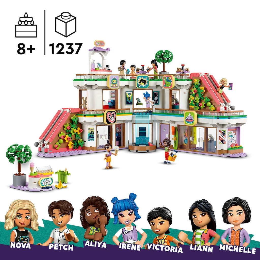 LEGO® Konstruktionsspielsteine »Heartlake City Kaufhaus (42604), LEGO Friends«, (1237 St.)