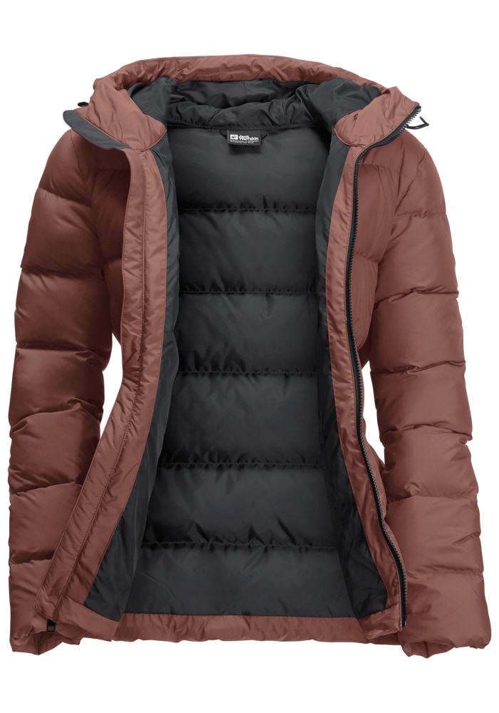 Jack Wolfskin Daunenjacke »FROZEN PALACE JACKET W«, mit Kapuze