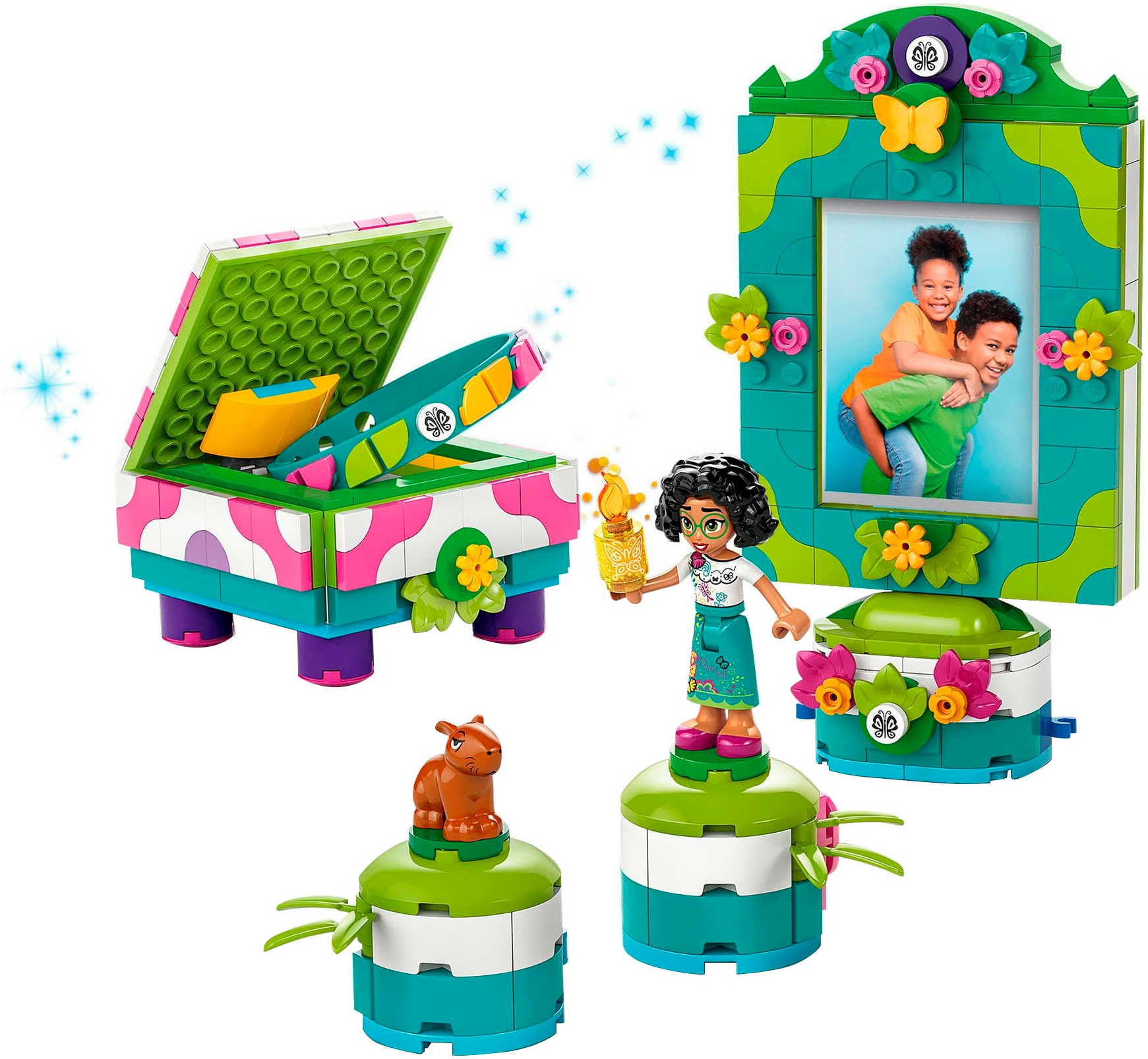 LEGO® Konstruktionsspielsteine »Mirabels Fotorahmen und Schmuckkassette (43239), LEGO® Disney Classic«, (334 St.), Made in Europe