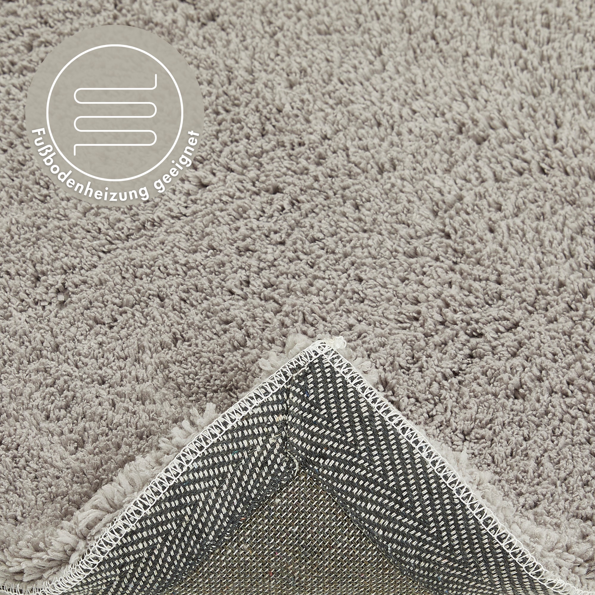 Andiamo Teppich »San Paolo« rechteckig 27 mm Höhe Uni Farben, weiche Qualität, ideal im Wohnzimmer & Schlafzimmer