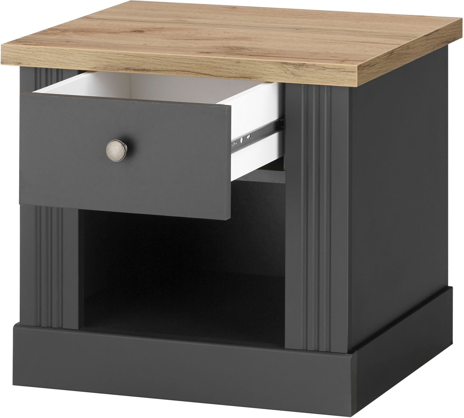 OTTO home Schlafzimmer-Set »Westminster« Bett Breite Liegefläche 90 oder 140cm und 1 Nachtkommode