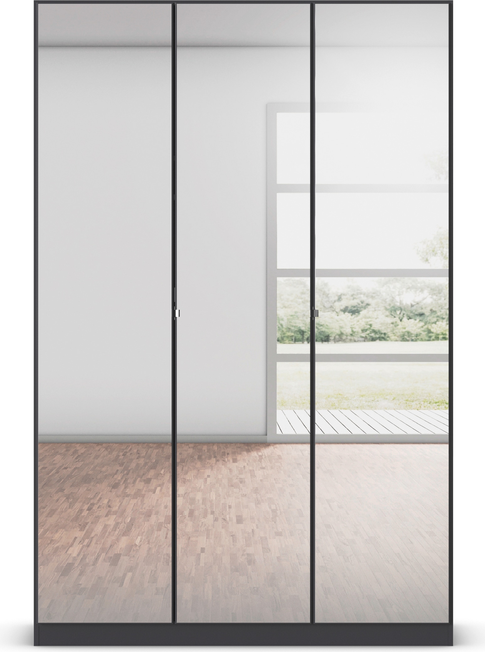 rauch Drehtürenschrank »Reflect«, mit Spiegelfront, inkl. praktischer Inneneinteilung