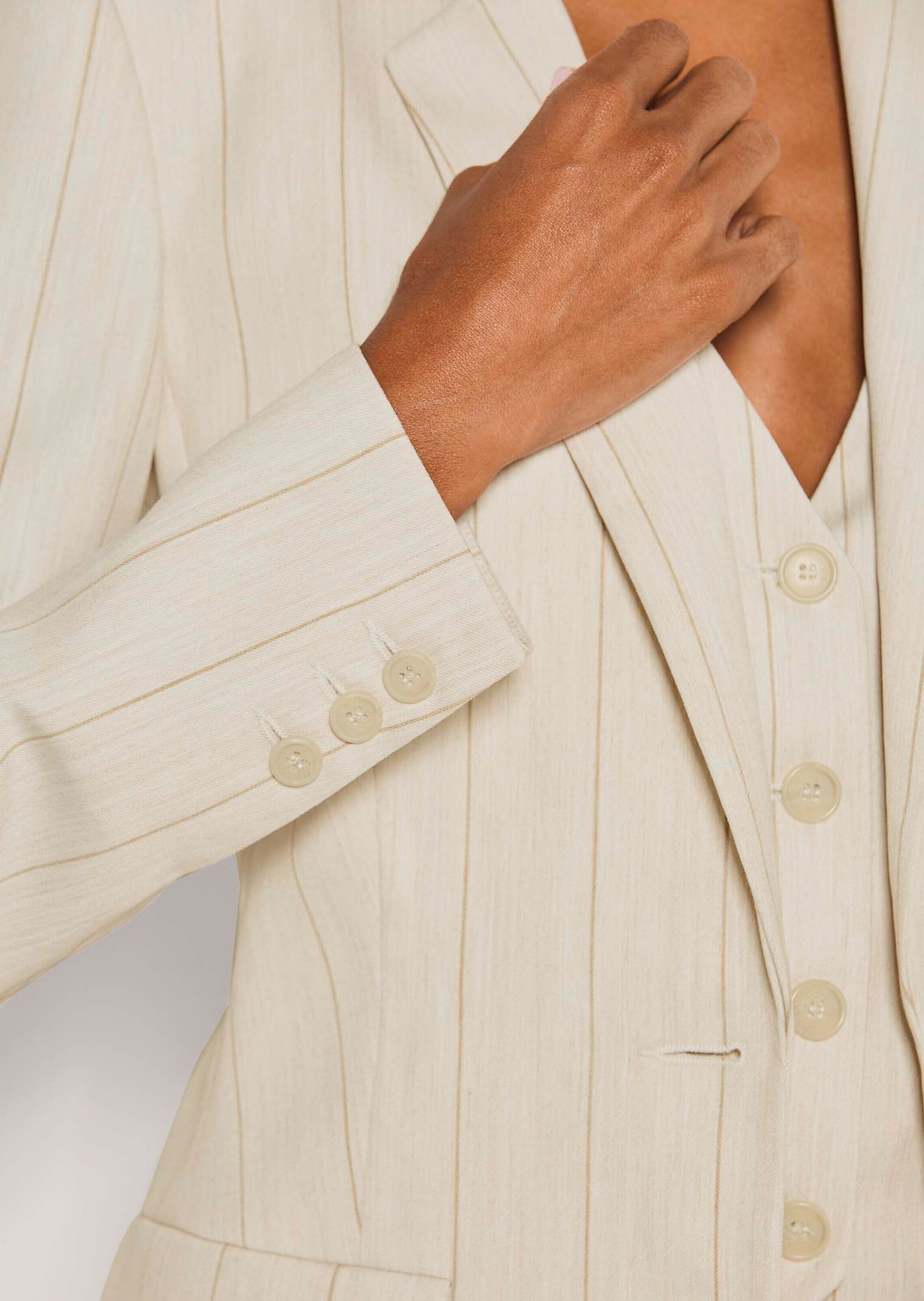 MADELEINE Jackenblazer »Blazer Longblazer mit Nadelstreifen«