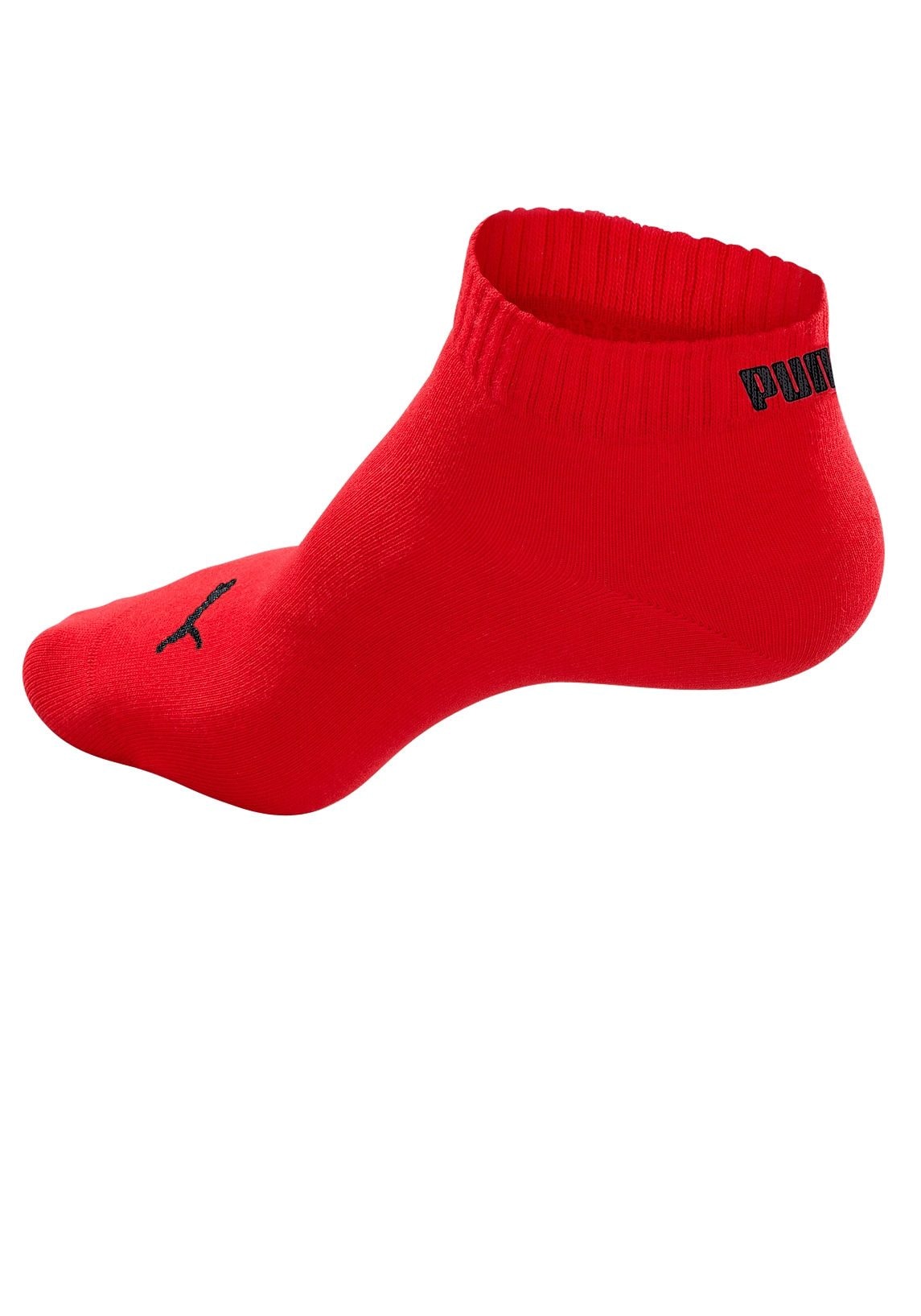 PUMA Kurzsocken »PUMA UNISEX QUARTER PLAIN 3P« 3 Paar tlg. Atmungsaktiv, Rippenbündchen, weiche Baumwollmischung