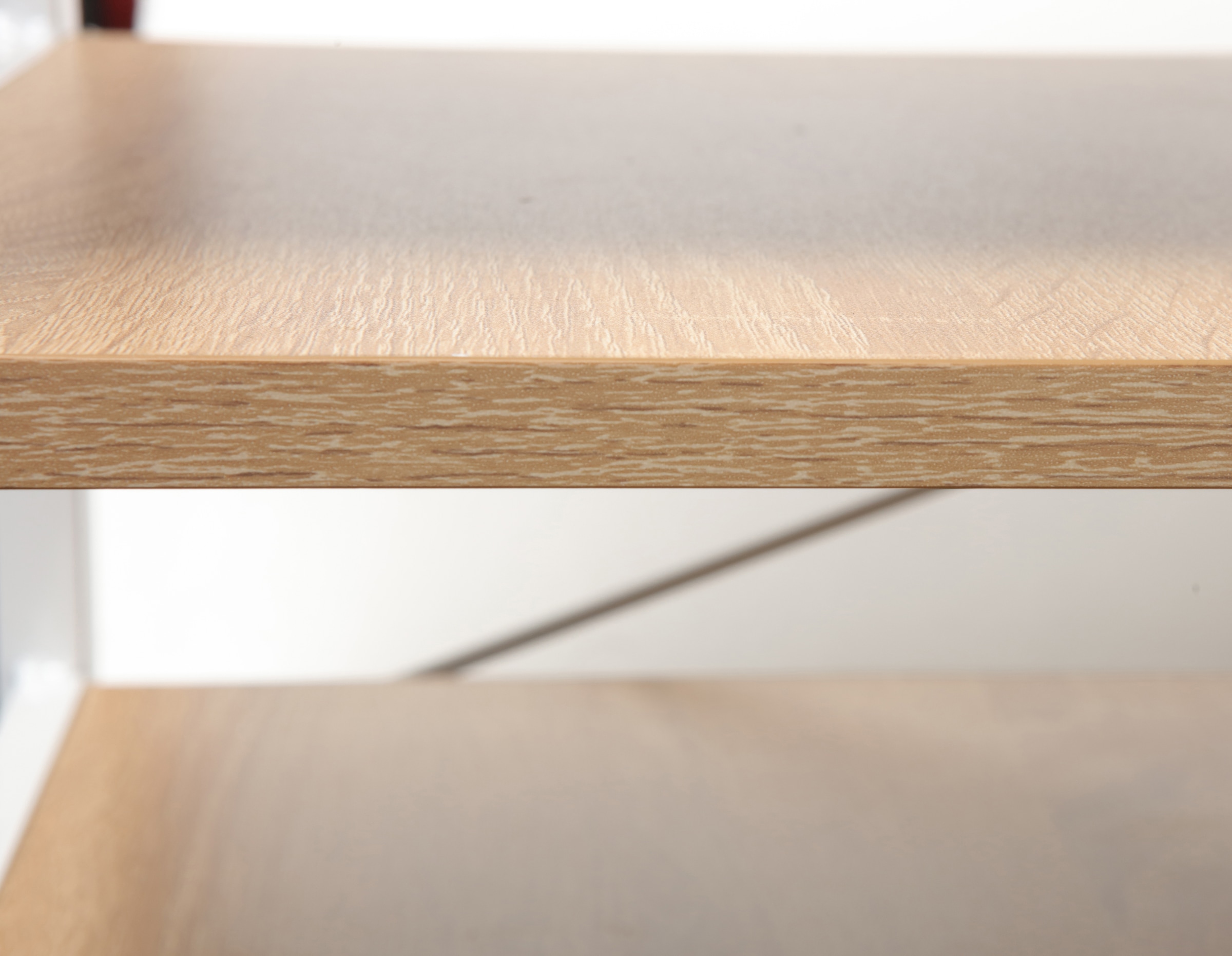 Home affaire Schreibtisch »COWELL«, Computertisch, 3 Ablagefächer, stabiles Metallgestell, Breite 120 cm
