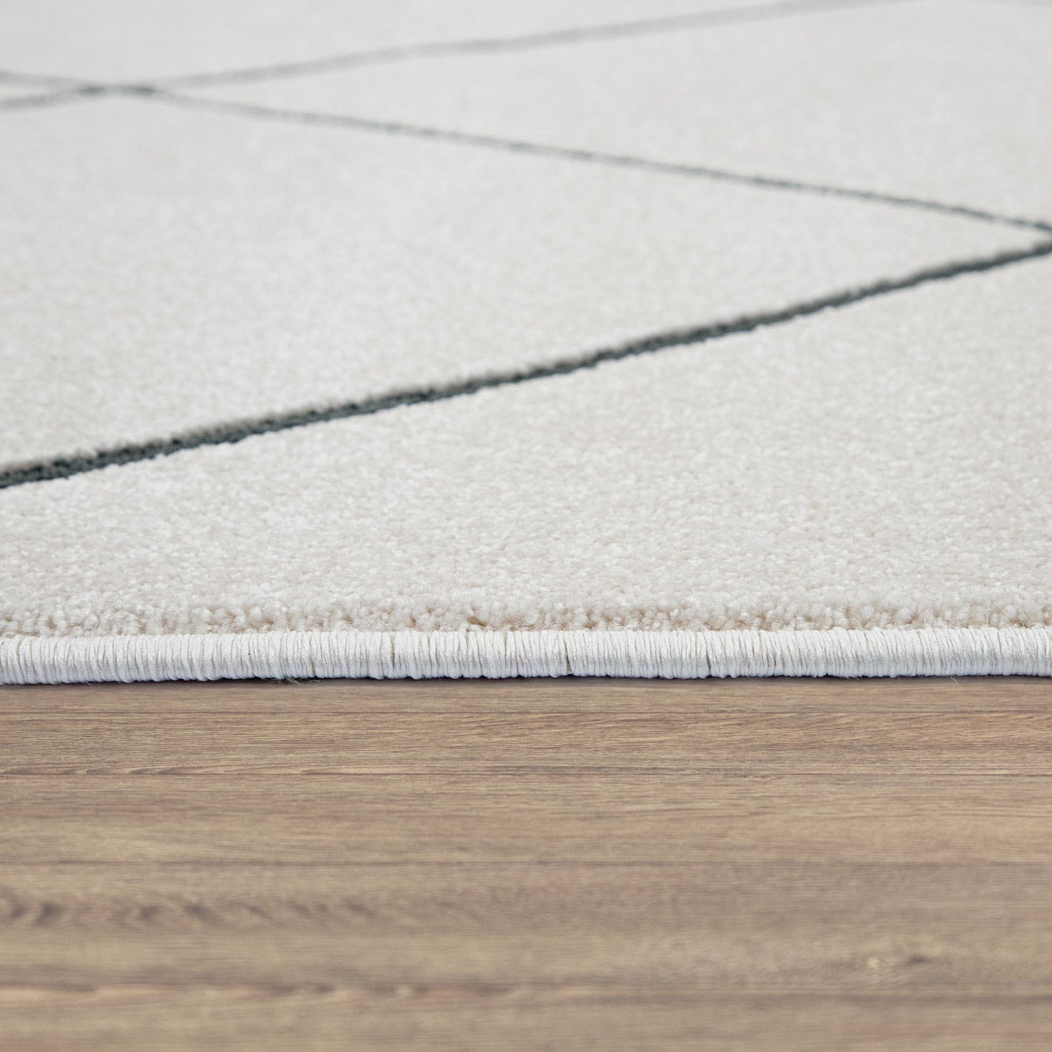 Paco Home Teppich »Haral 786«, rechteckig, 9 mm Höhe, Kurzflor, Scandi Design, Rauten Motiv