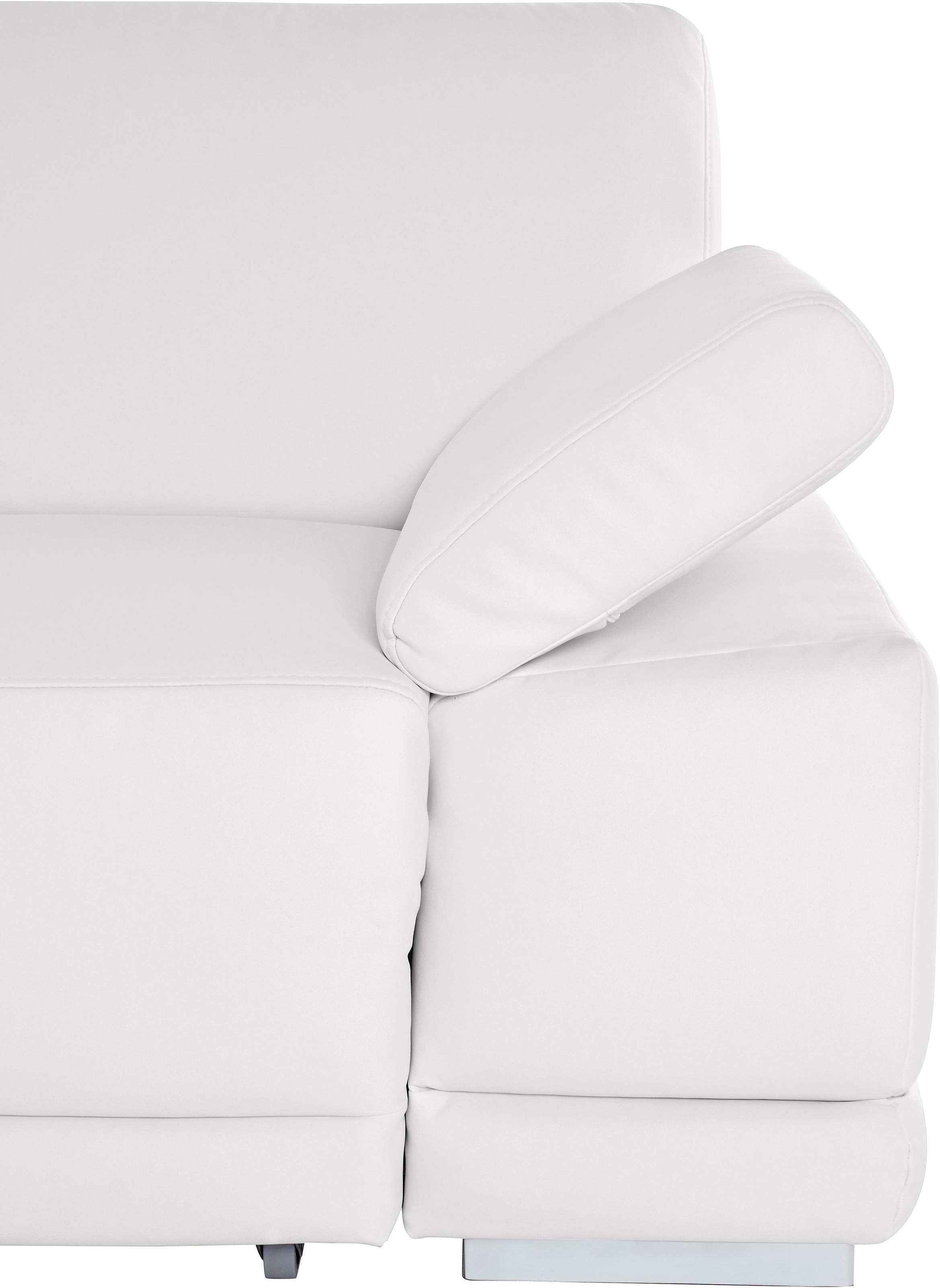 sit&more Ecksofa »Coria L-Form«, mit XL-Recamiere, wahlweise mit Bettfunktion