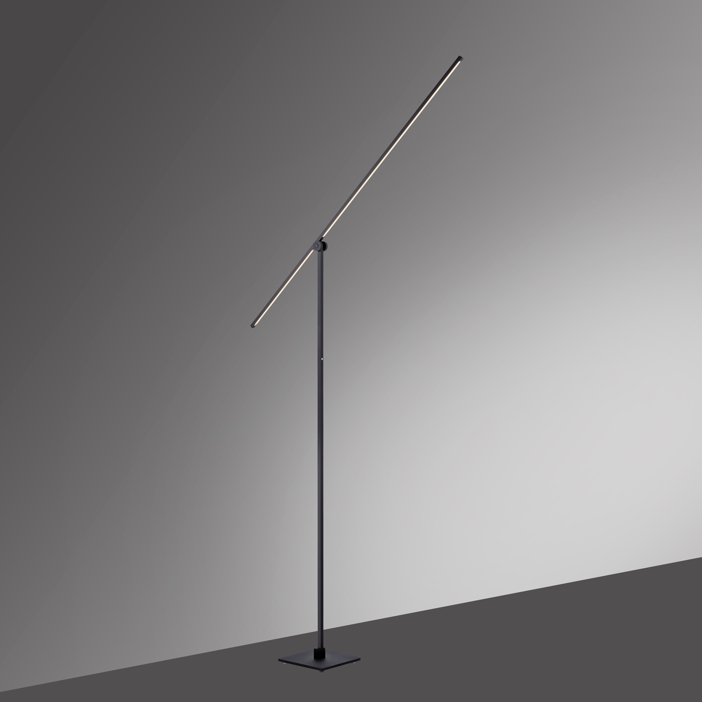 Neuhaus PURE LED Stehlampe »PURE Grafo« LED-Board 1 Stk. Warmweiß 3-Stufen Touchdimmer (20%-50%-100%), Lesearm schwenkbar