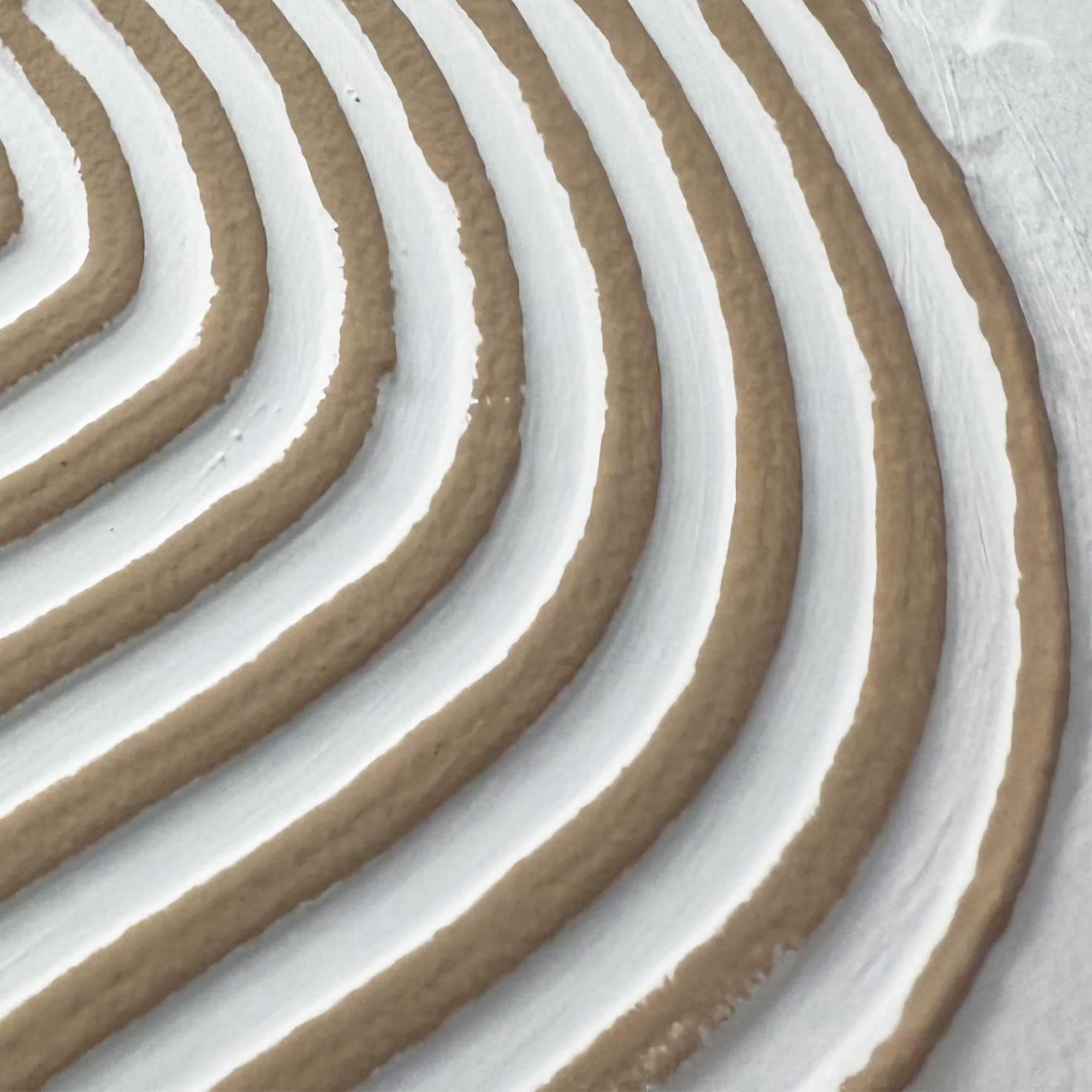 Reinders! Wandbild »Reliefbögen«, Wohnzimmer - Beige - MDF - Abstrakt - 50x70 cm