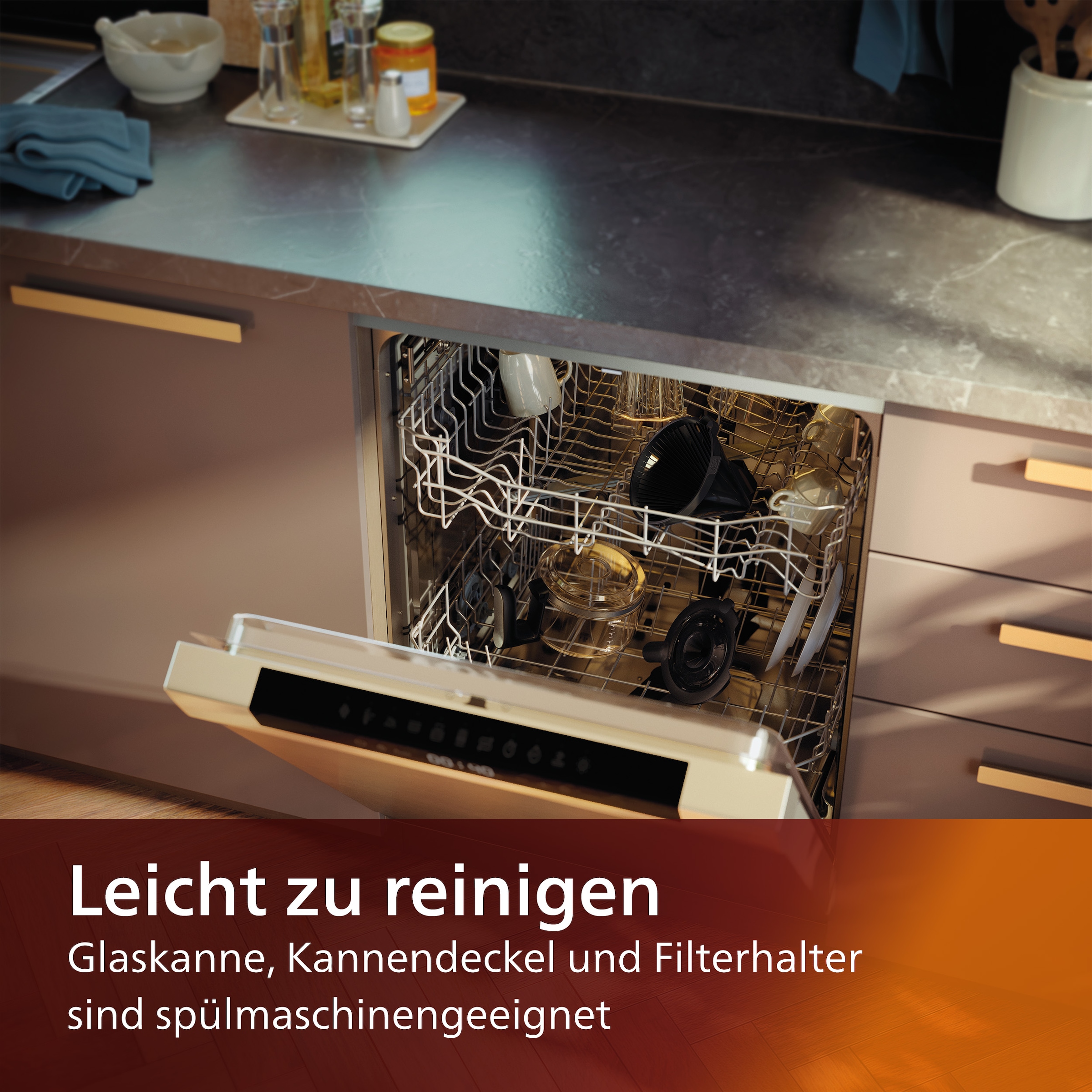 Philips Kaffeemaschine mit Garantie »HD7888/01 Mahlwerk Kaffeebohnenbehälter Dosierung 1x4, mit XXL Papierfilter, mit Brew«, All-in-1 3 und Smart Jahren