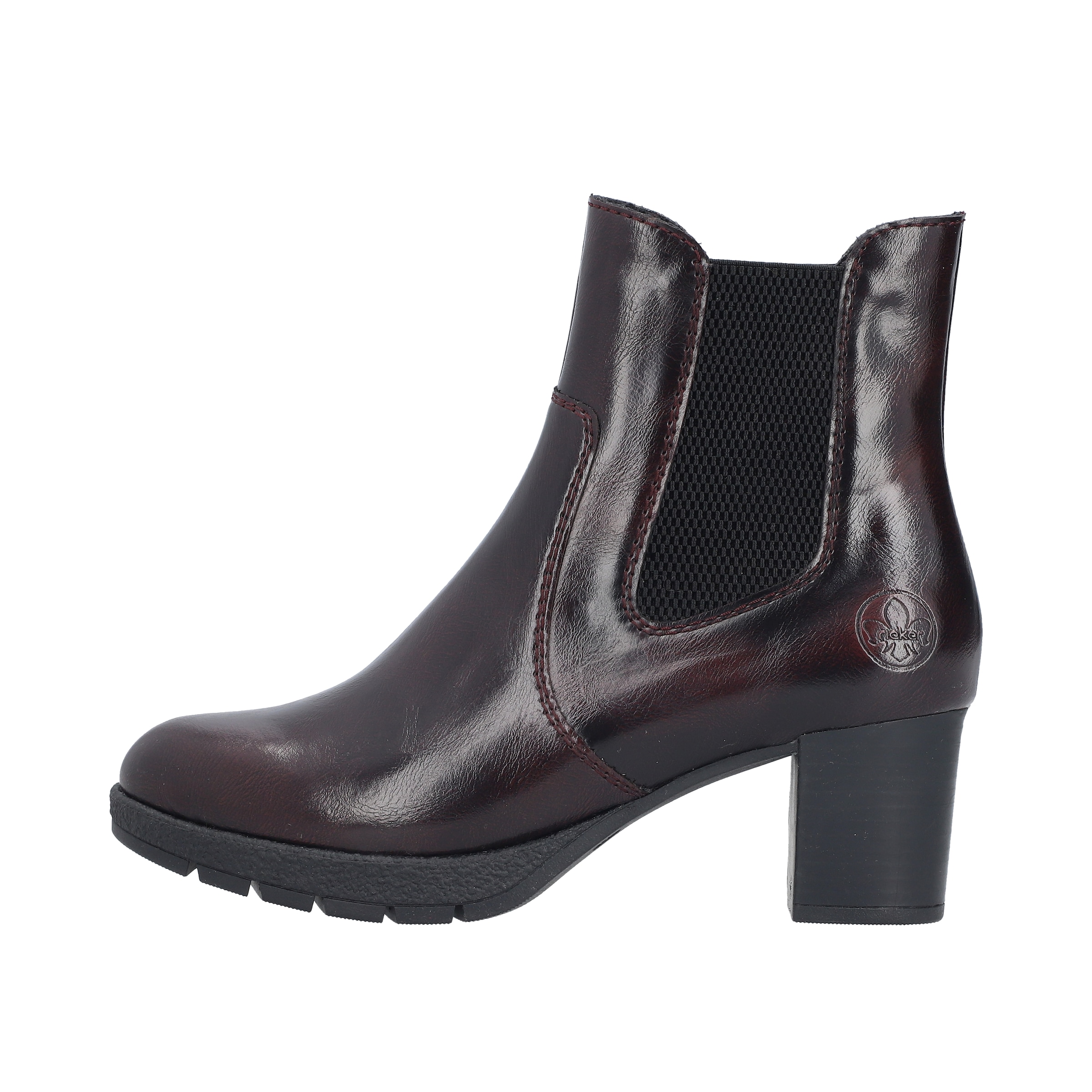 Rieker Chelseaboots  Stiefelette mit Stretch und Reißverschluss, schmale Form