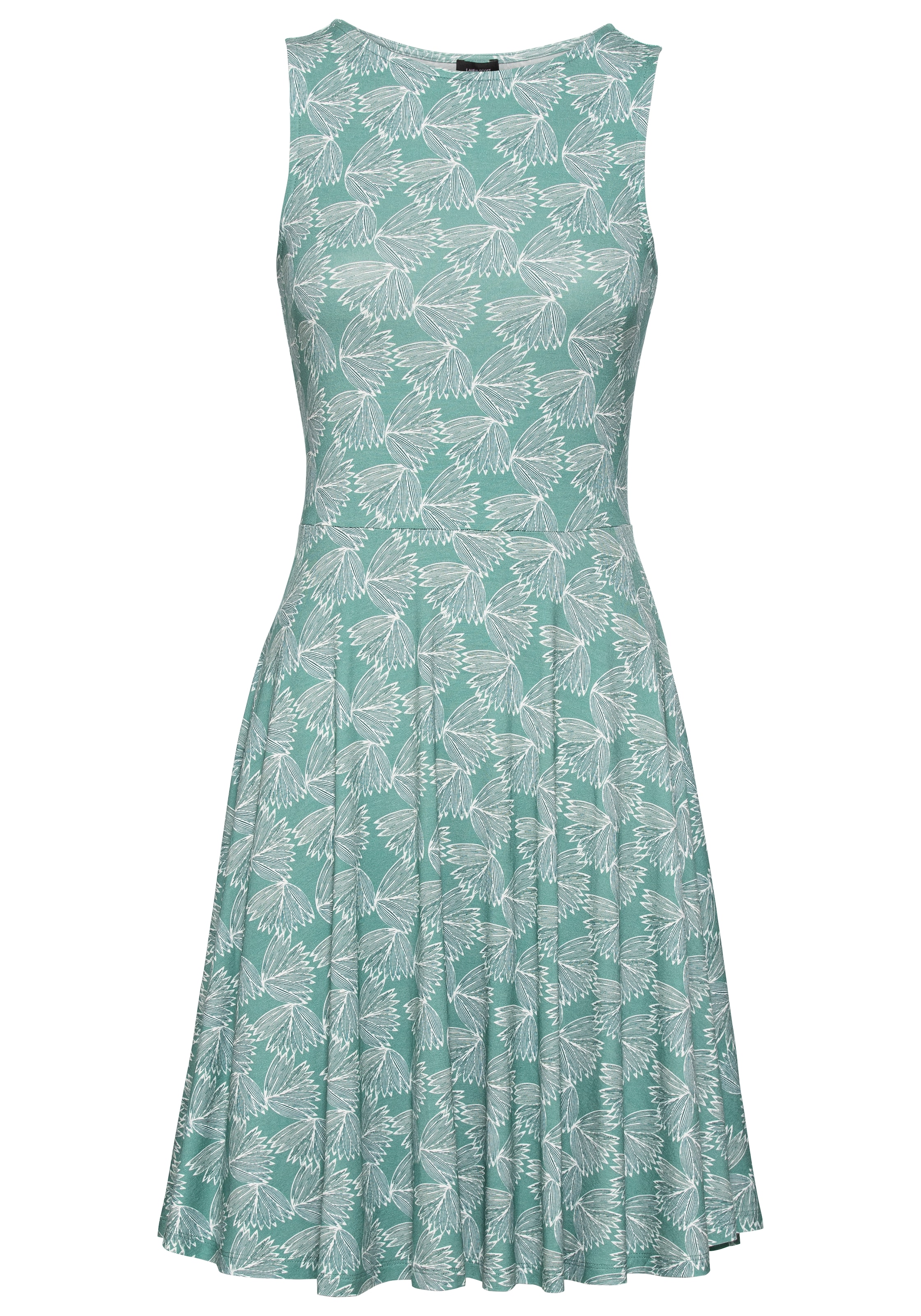 Laura Scott Sommerkleid, kurz, figurbetont, aus Single Jersey, ärmellos