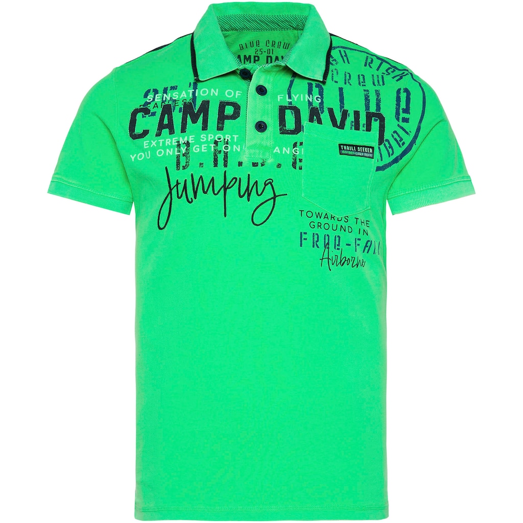 CAMP DAVID Poloshirt