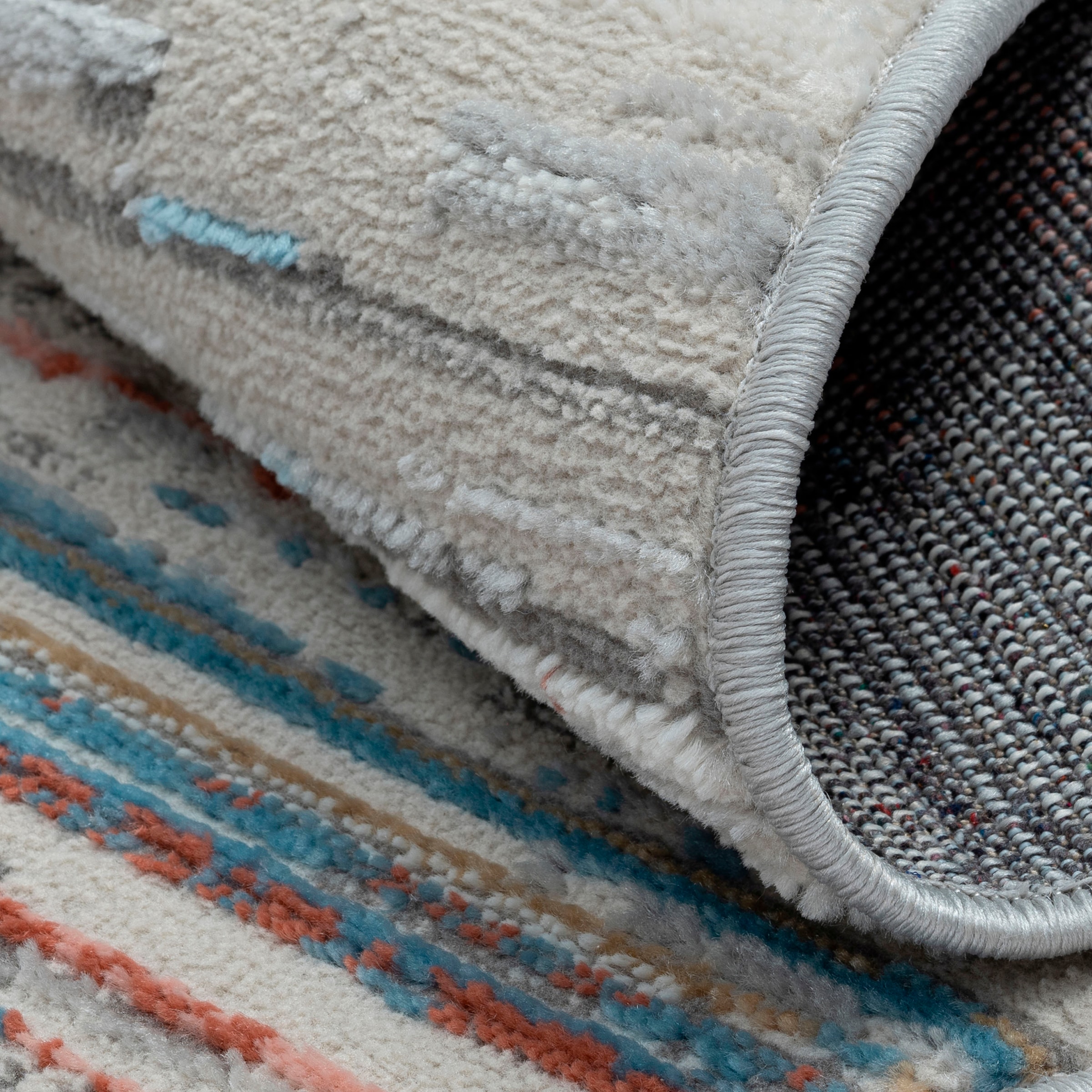 Myflair Möbel & Accessoires Teppich »My Colors« rund 8 mm Höhe Kurzflor, Retro-Design, besonders weich durch Microfaser