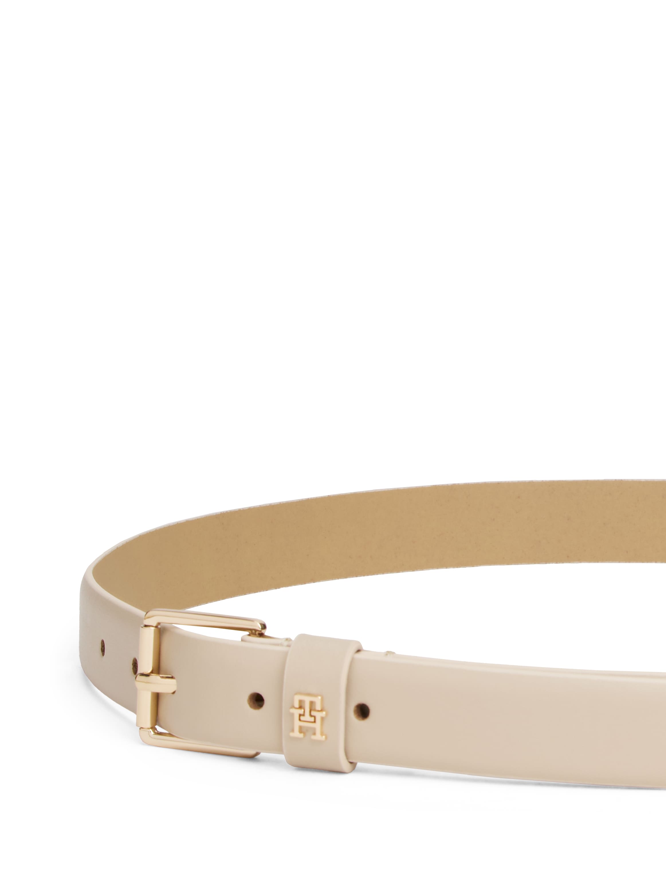 Tommy Hilfiger Ledergürtel »TH SQUARE 2.5 GO«, mit eckiger Schnalle und TH-Monogramm