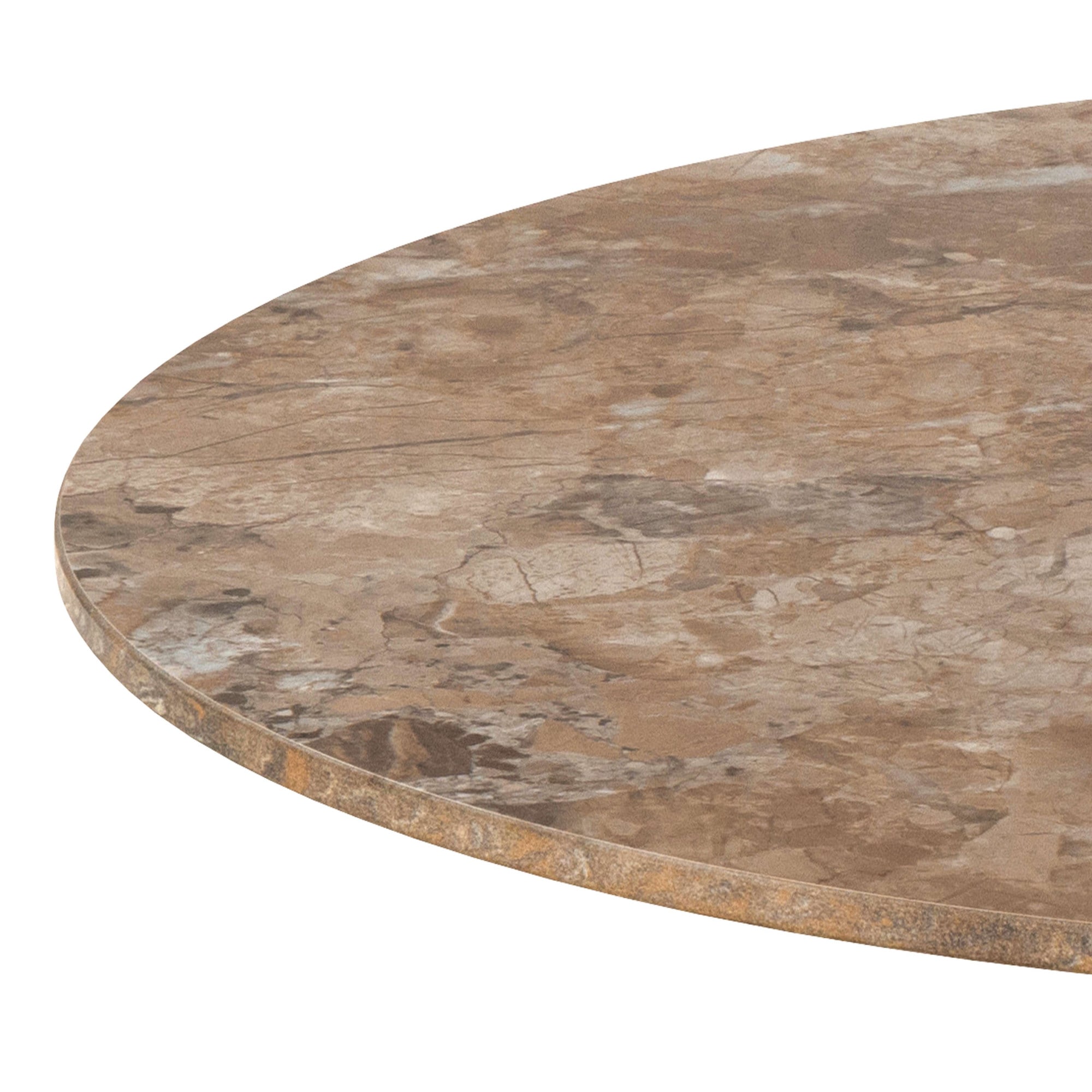 ACTONA GROUP Couchtisch »Kaffeetisch, Beistelltisch« B/T/H: 60x60x45cm,  Tisch braun, polierte Keramiktischplatte