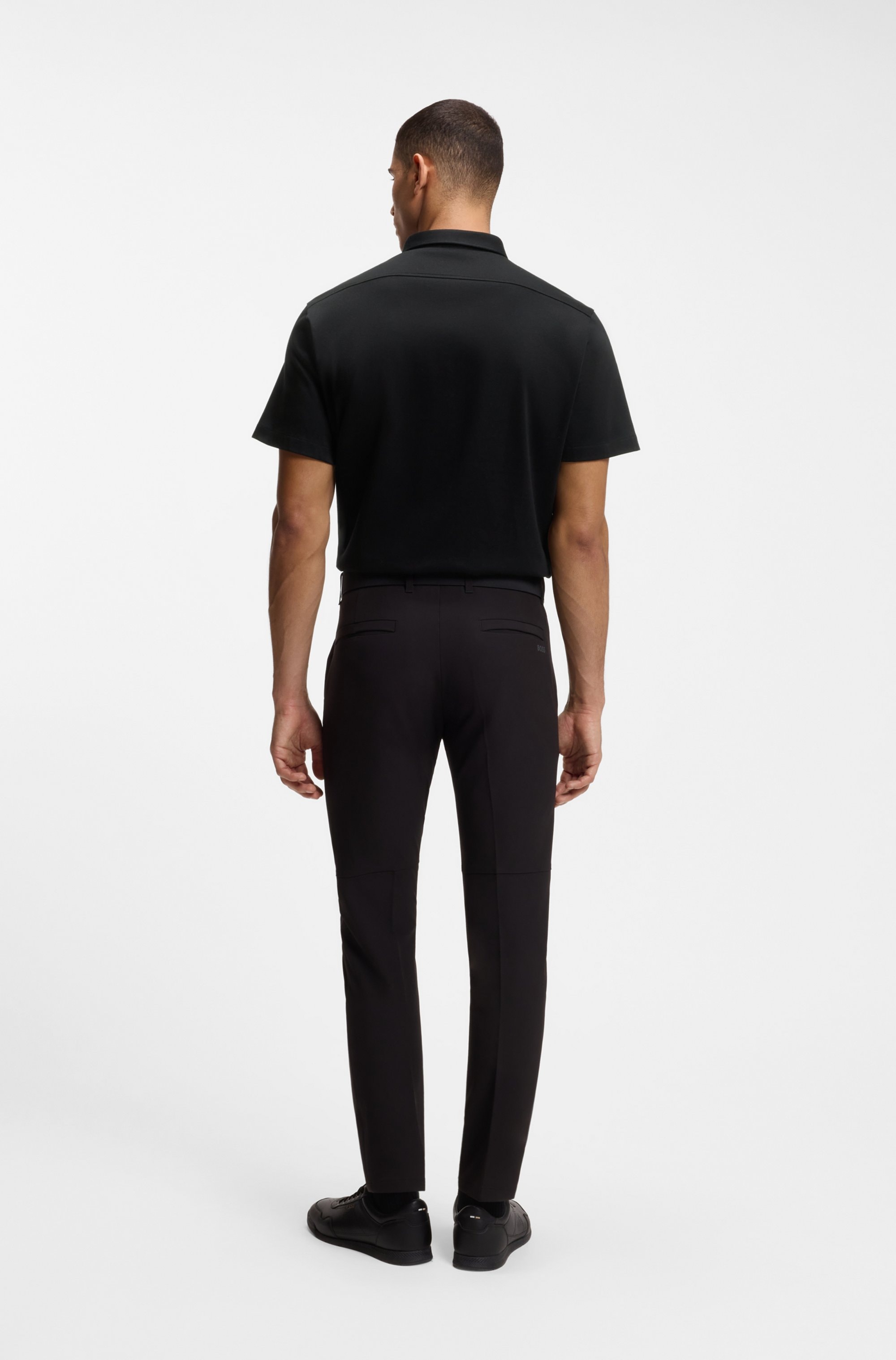 BOSS GREEN Kurzarmhemd »Motion S« Regular Fit, Button-down-Kragen, Kurzarm, Logo-Stickerei