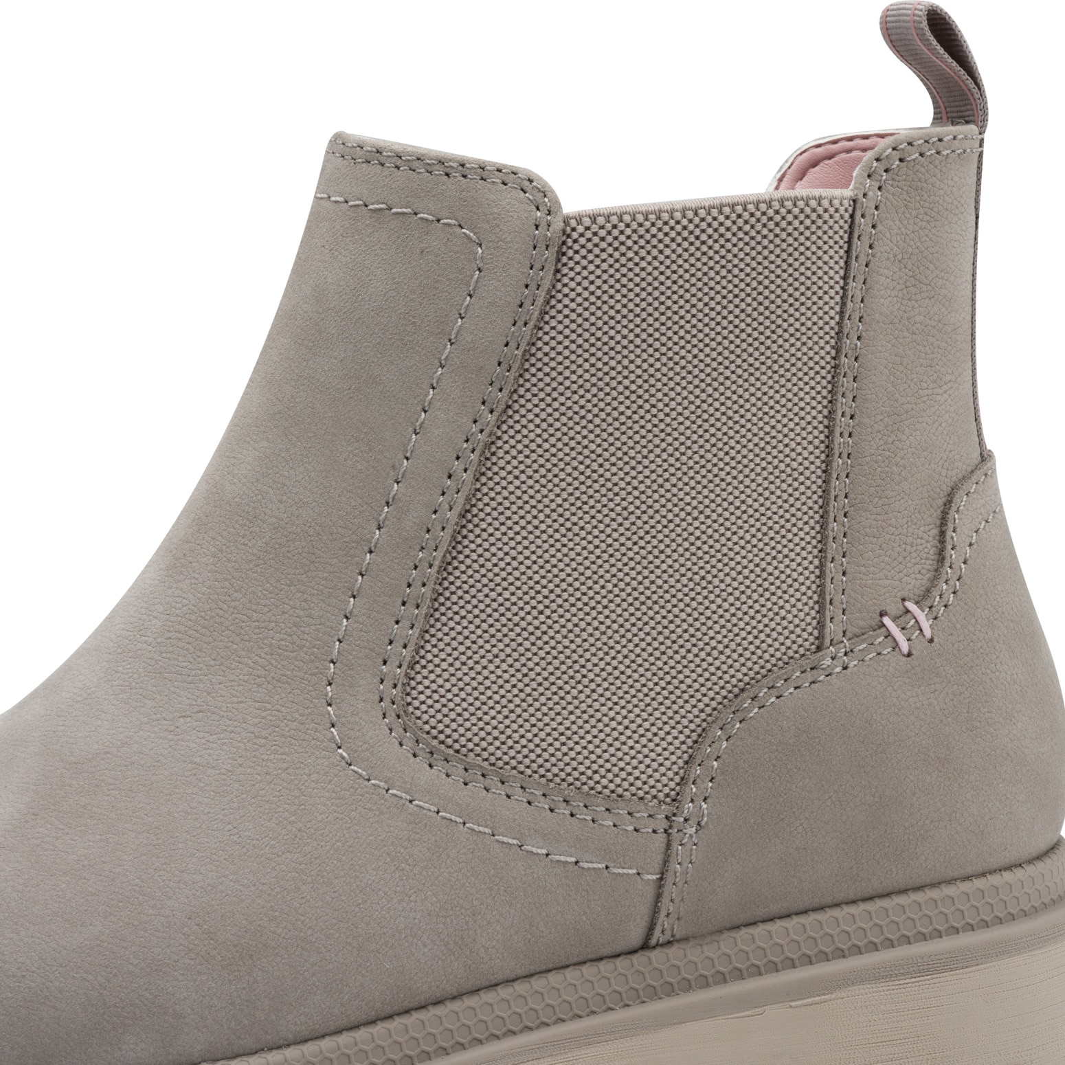 Tamaris Chelseaboots  , Blockabsatz, Basicboots, Stiefelette mit dezenten Ziernähten