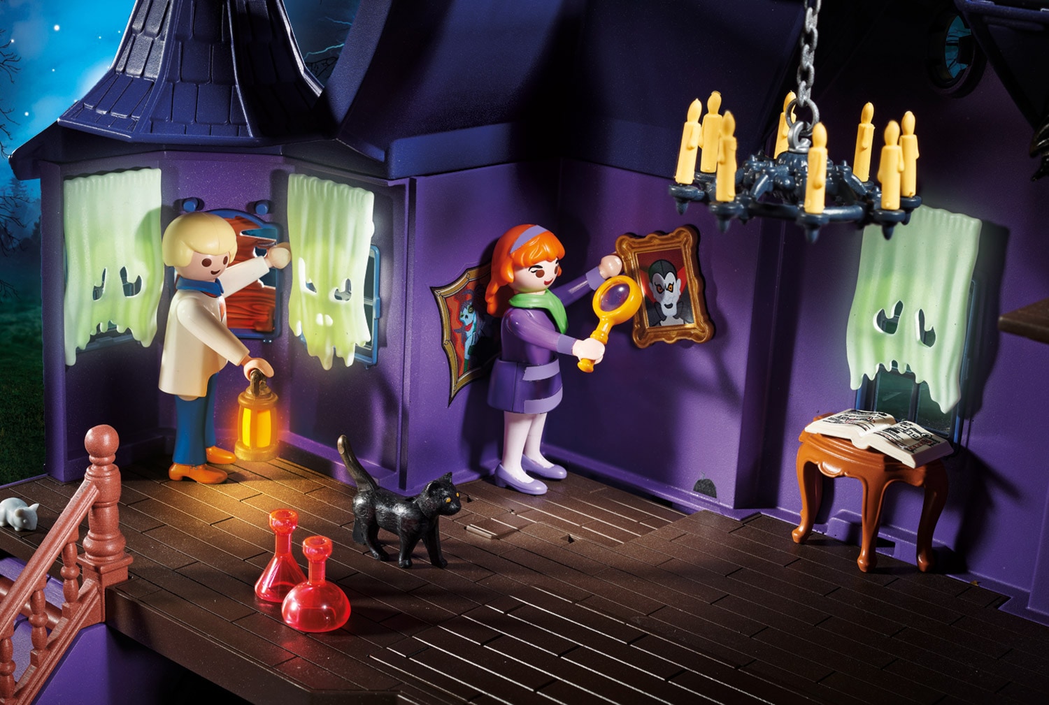 Playmobil® Konstruktions-Spielset »Abenteuer im Geisterhaus (70361), SCOOBY-DOO!«, (177 St.), Made in Germany