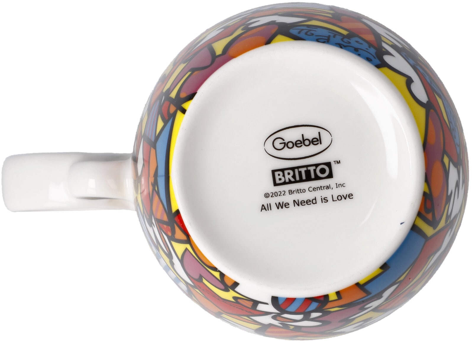 Goebel Tasse »Britto«, Pop Art, Künstlertasse, Romero Britto - All We Need is Love
