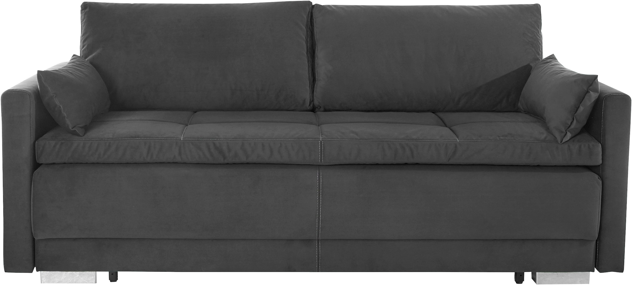 INOSIGN Schlafsofa »Berlin«, mit Boxspringaufbau, Bettfunktion & Bettkasten, Dauerschlafsofa