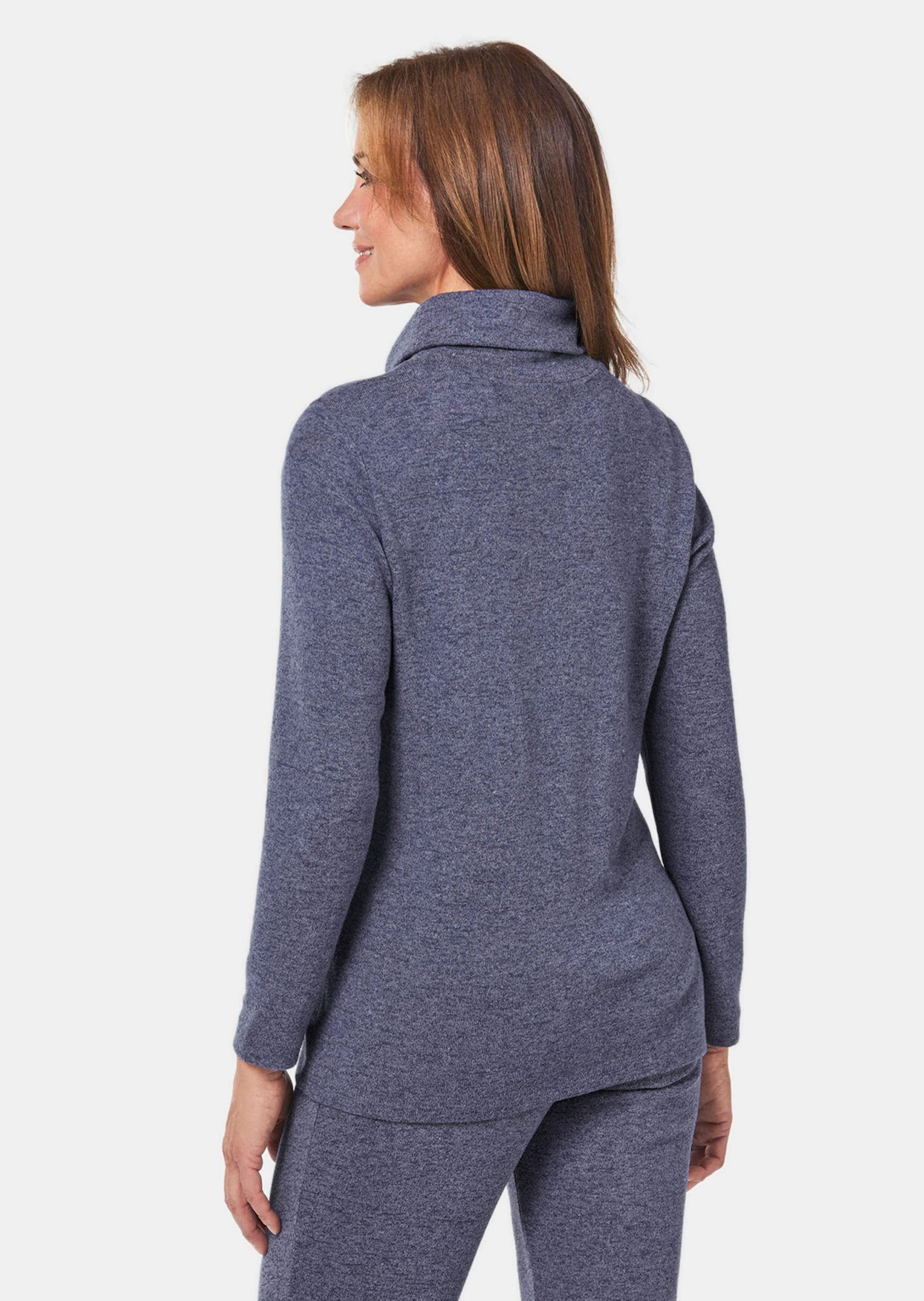 GOLDNER Rollkragenpullover »Kurzgröße Flauschig weiches Rollkragenshirt in Strickoptik«