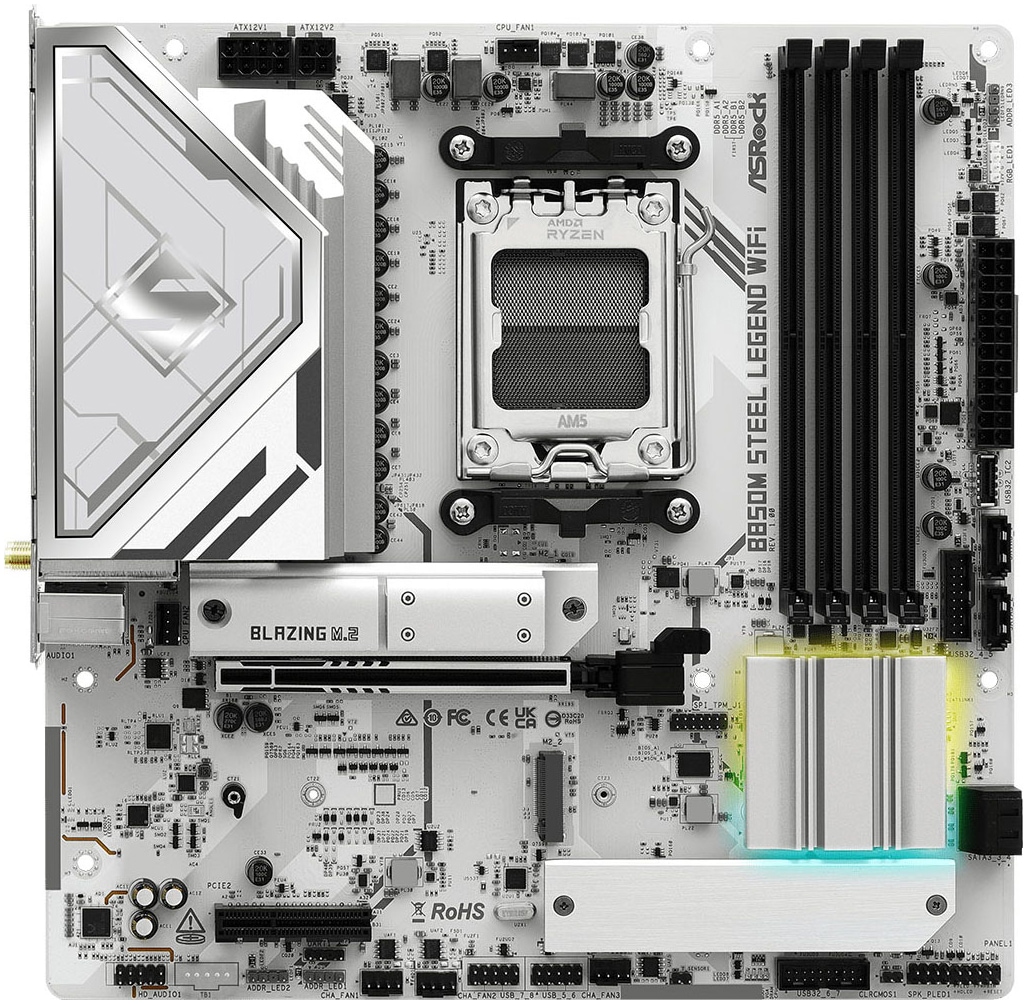 Asrock Mainboard »B850M Steel Legend WiFi«