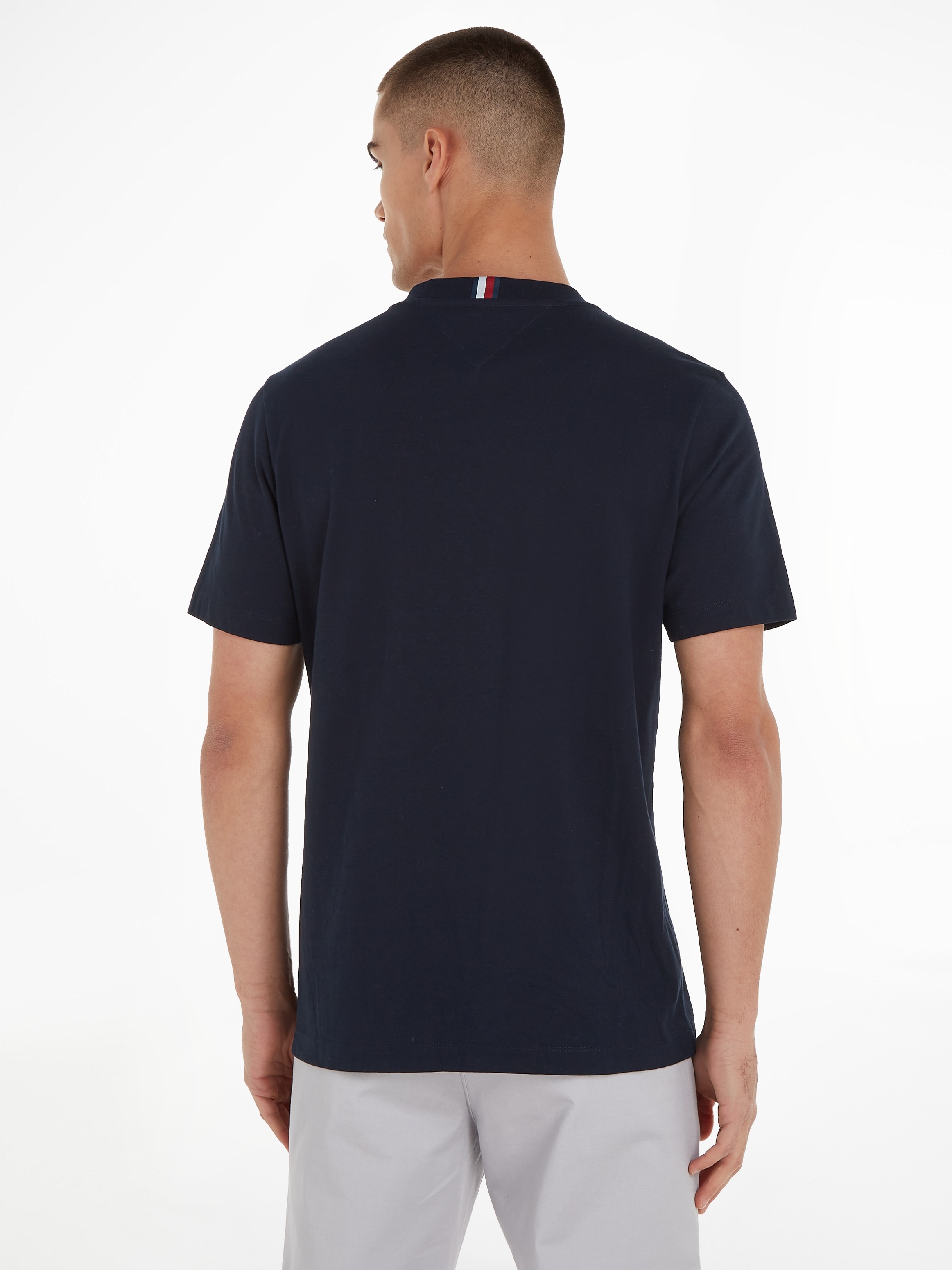 Tommy Hilfiger T-Shirt »CHECK MONOTYPE LABEL TEE« bei ♕