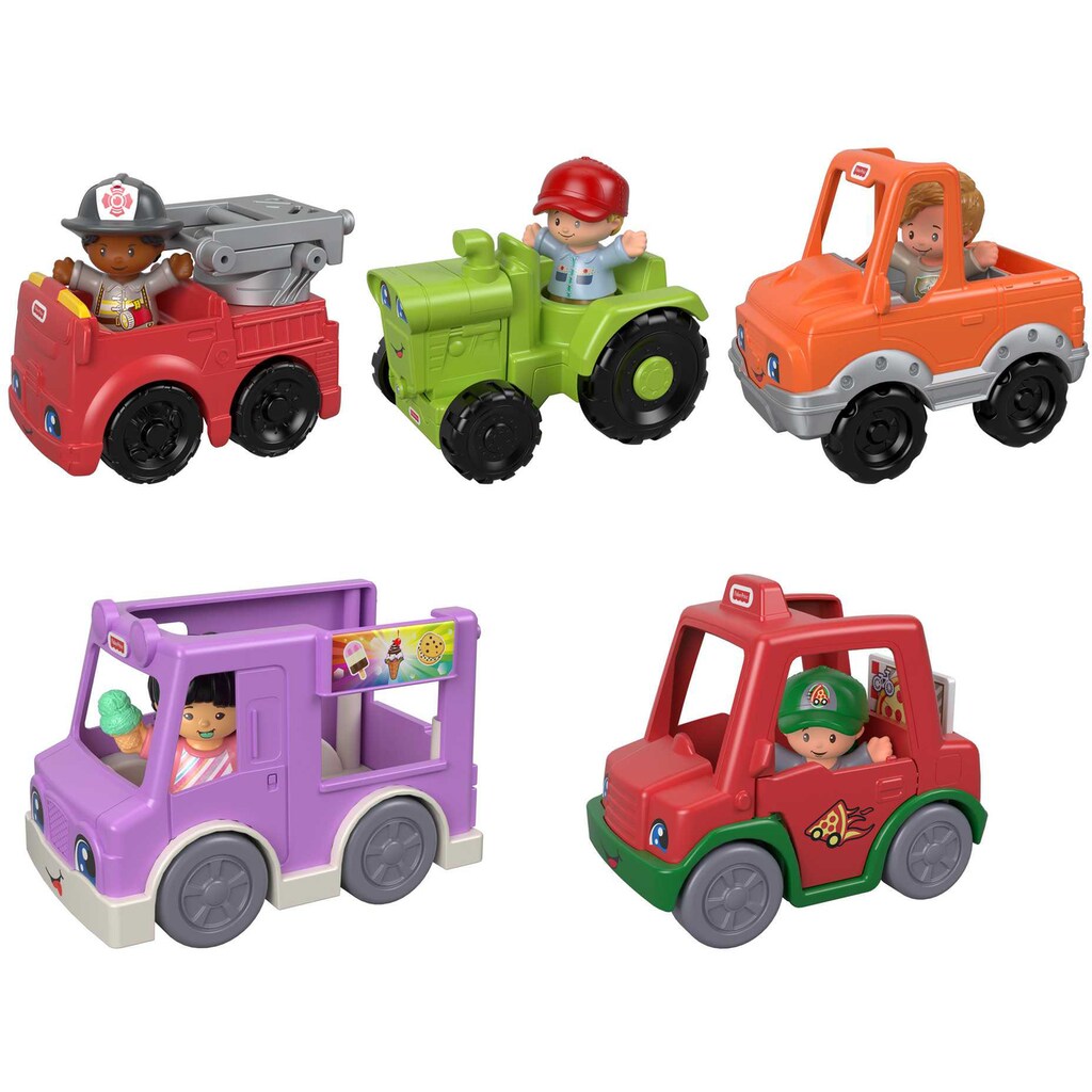 Fisher-Price® Spielzeug-Auto »Little People, Fahrzeuge«, inklusive Figuren