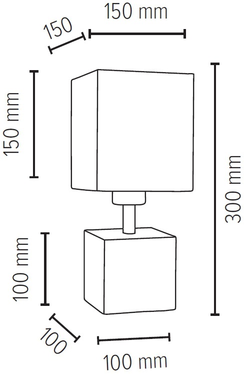 flammig-flammig, Light 3 | Naturprodukt Basis Textilschirm, - SPOT kaufen Jahren XXL mit Beton, online Tischleuchte 1 Nachhaltig aus »STRONG«, Garantie weißem